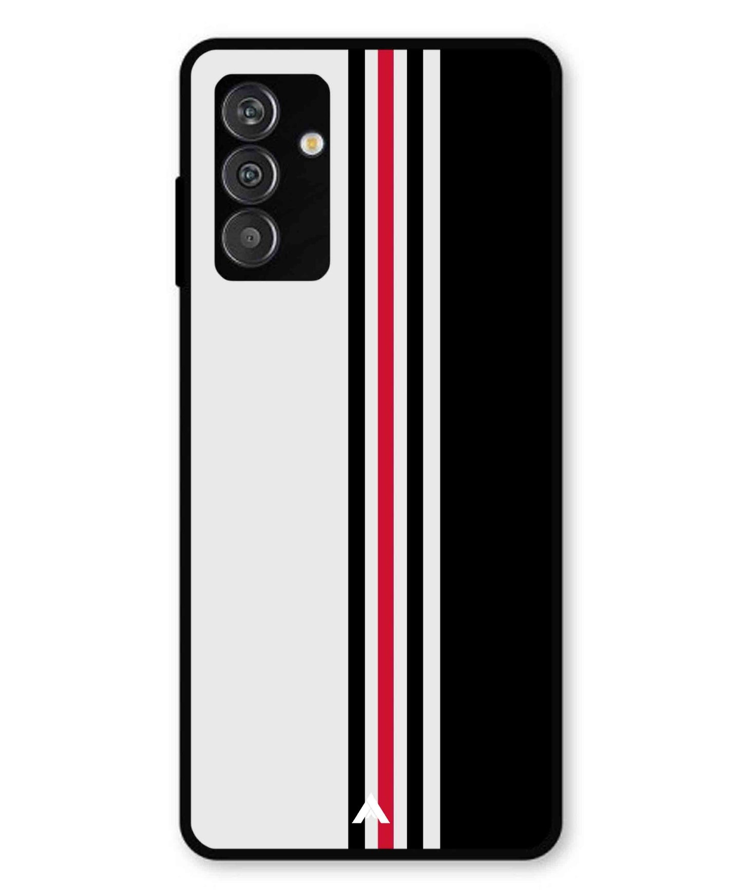 Stripe Pattern 3 Metal Back Cover Phone Case for Samsung Galaxy M14