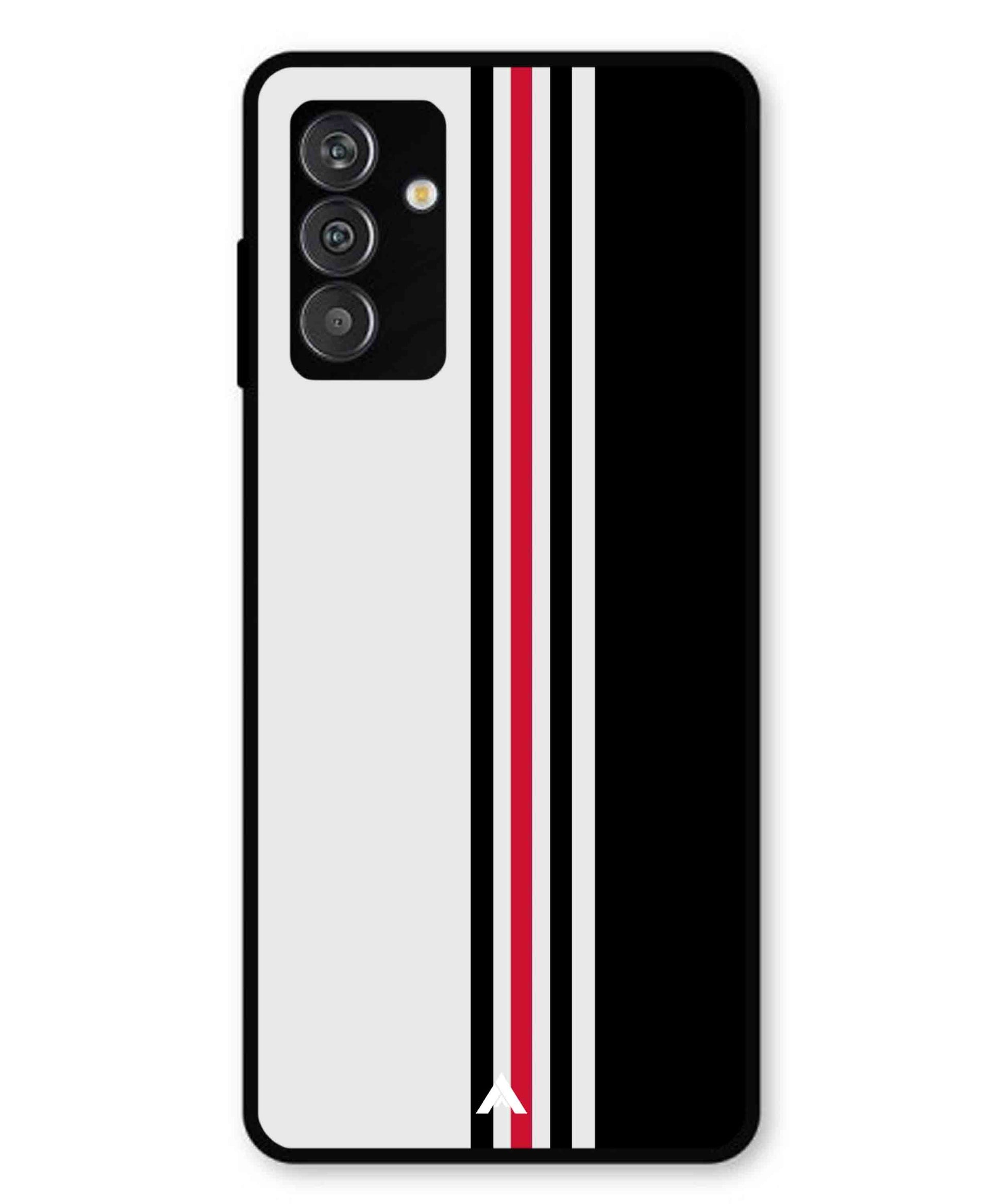 Stripe Pattern 3 Metal Back Cover Phone Case for Samsung Galaxy M14