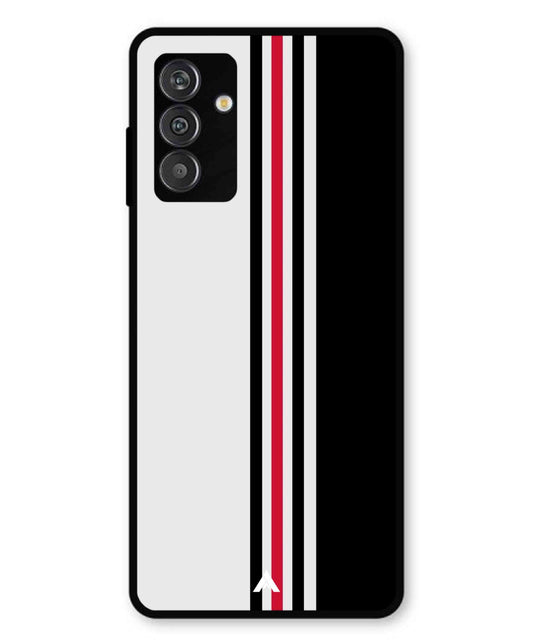 Stripe Pattern 3 Metal Back Cover Phone Case for Samsung Galaxy M14