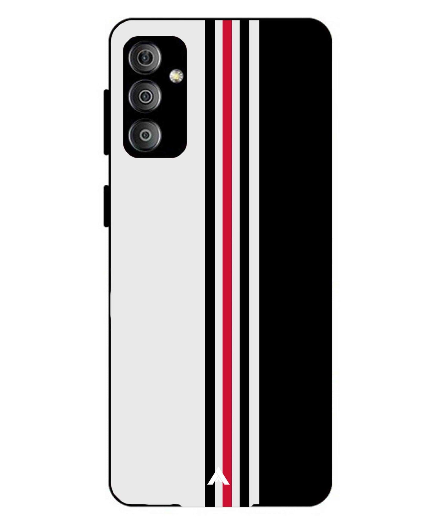 Stripe Pattern 3 Metal Back Cover Phone Case for Samsung Galaxy M23