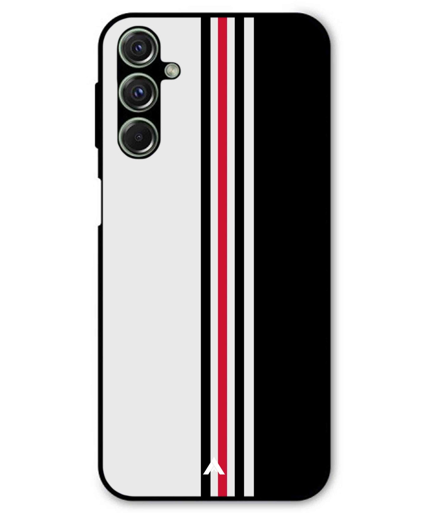 Stripe Pattern 3 Metal Back Cover Phone Case for Samsung Galaxy M34