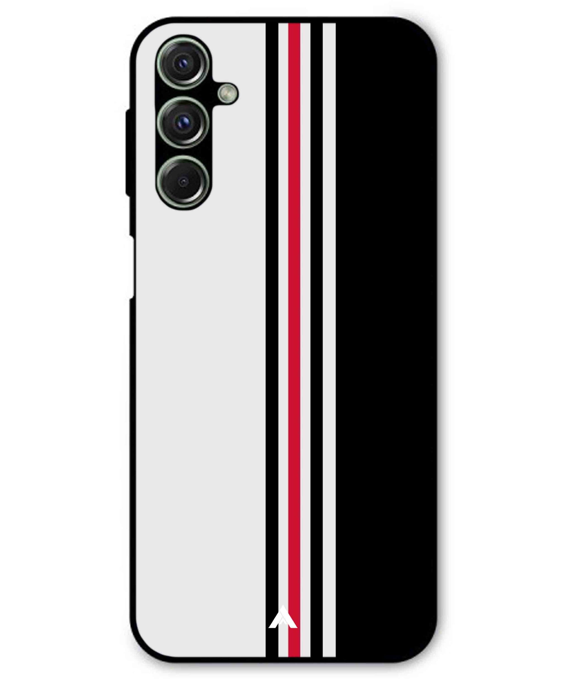 Stripe Pattern 3 Metal Back Cover Phone Case for Samsung Galaxy M34