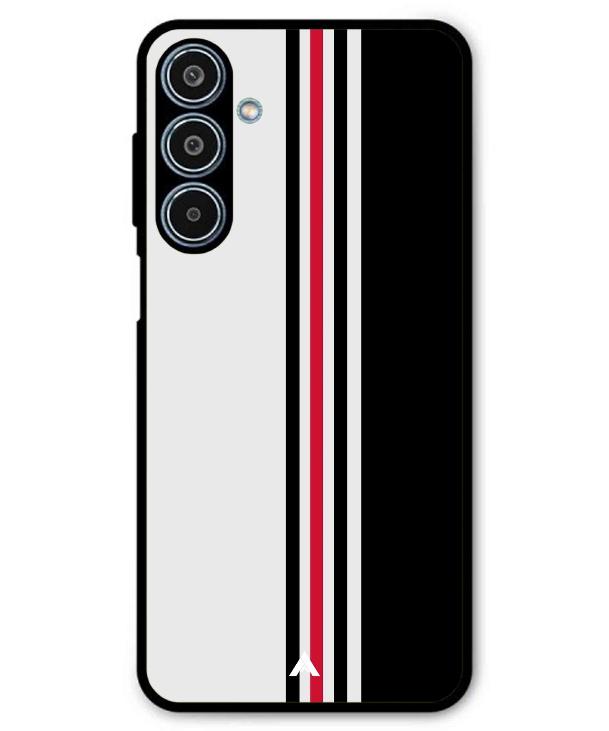 Stripe Pattern 3 Metal Back Cover Phone Case for Samsung Galaxy M35