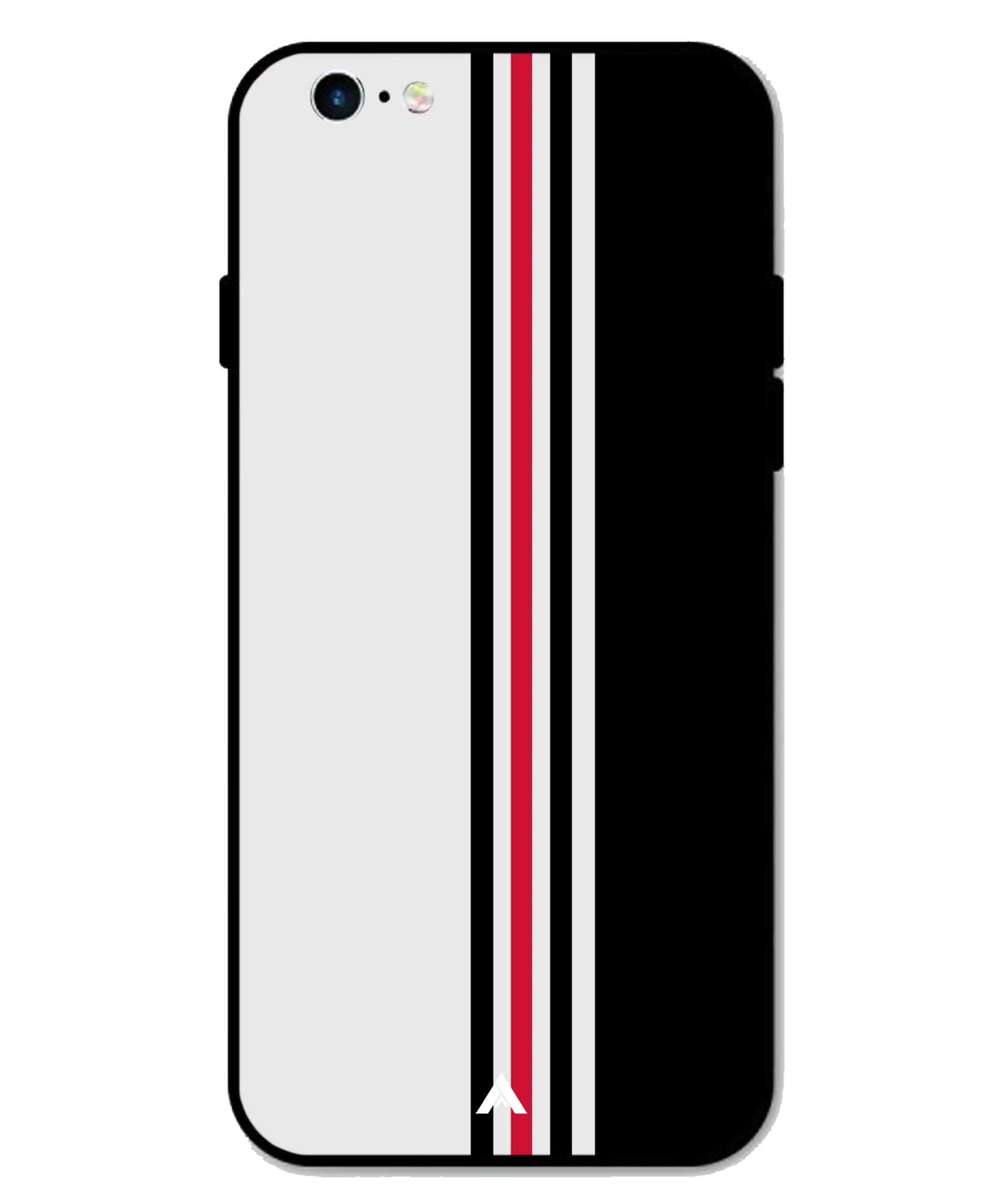 Stripe Pattern 3 Metal Back Cover Phone Case for iPhone 6