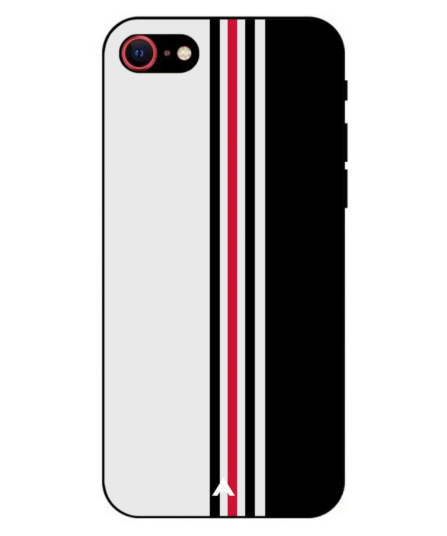 Stripe Pattern 3 Metal Back Cover Phone Case for iPhone 7