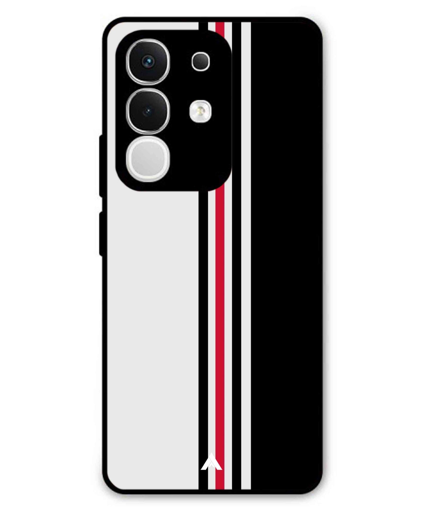 Stripe Pattern 3 Metal Back Cover Phone Case for iQOO Z10x