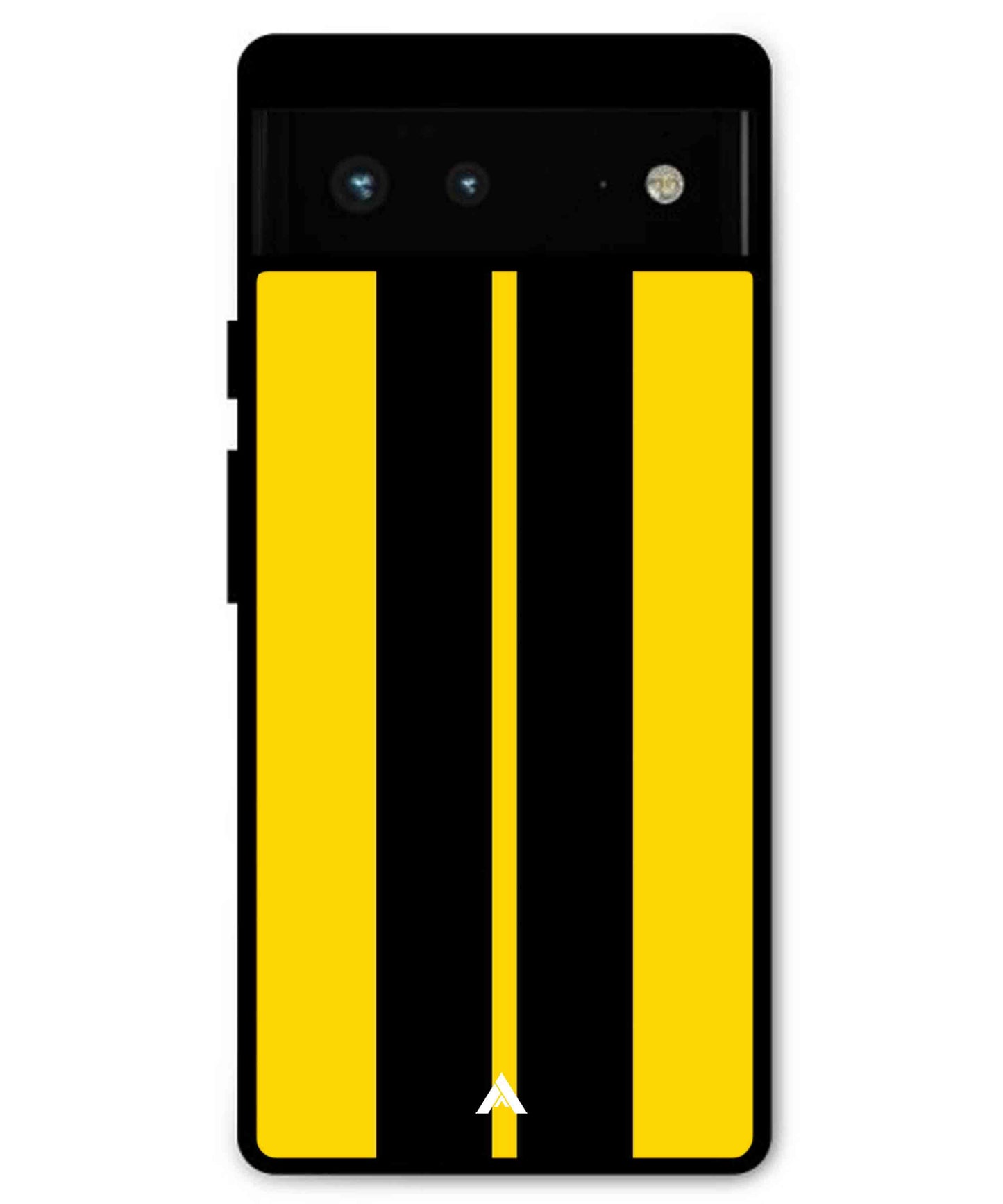 Stripe Pattern 4 Metal Back Cover Phone Case for Pixel 6