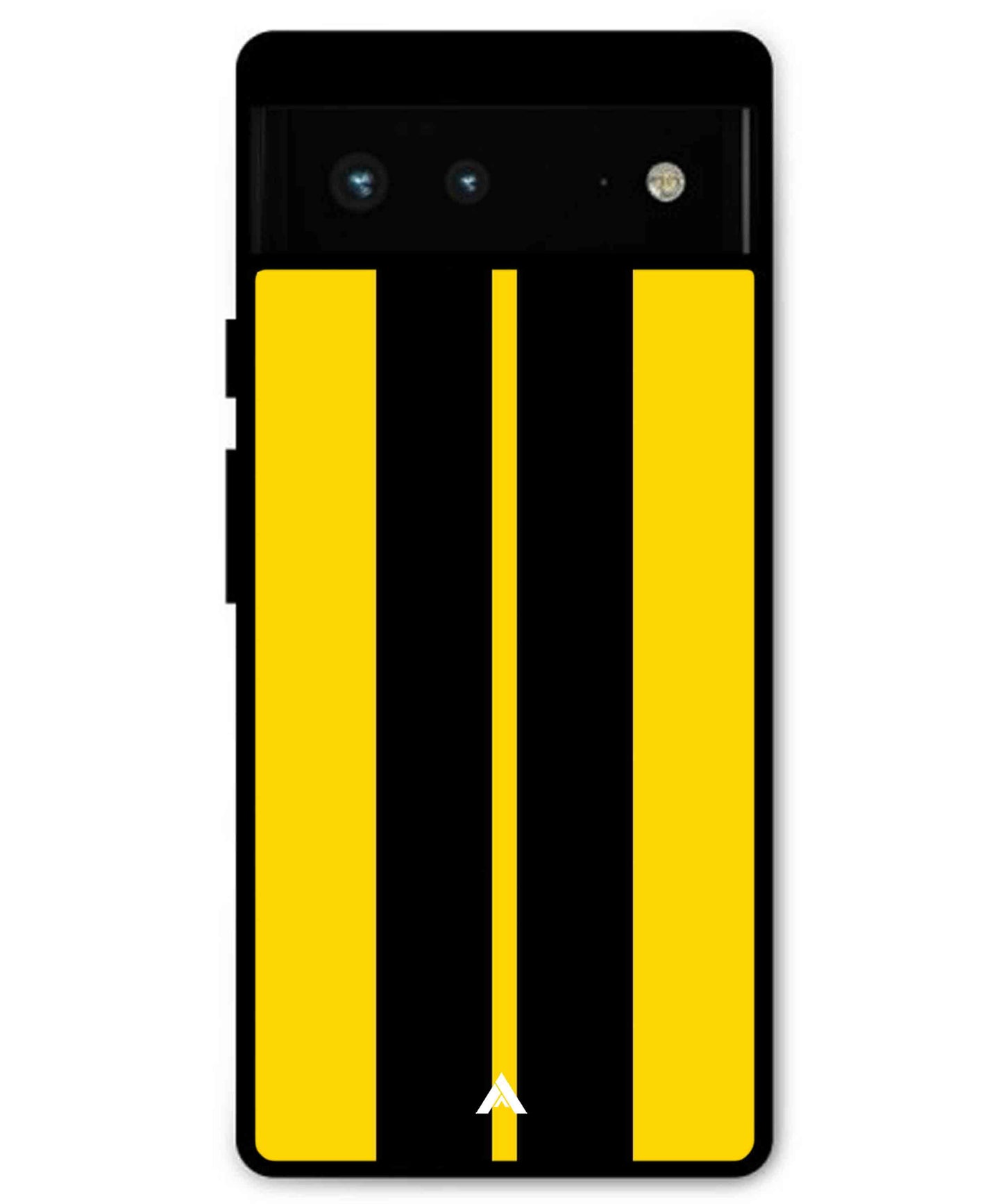 Stripe Pattern 4 Metal Back Cover Phone Case for Pixel 7 Pro