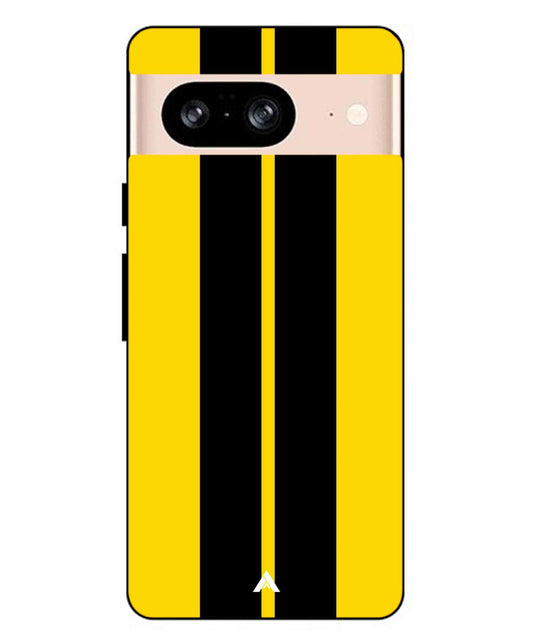 Stripe Pattern 4 Metal Back Cover Phone Case for Pixel 8