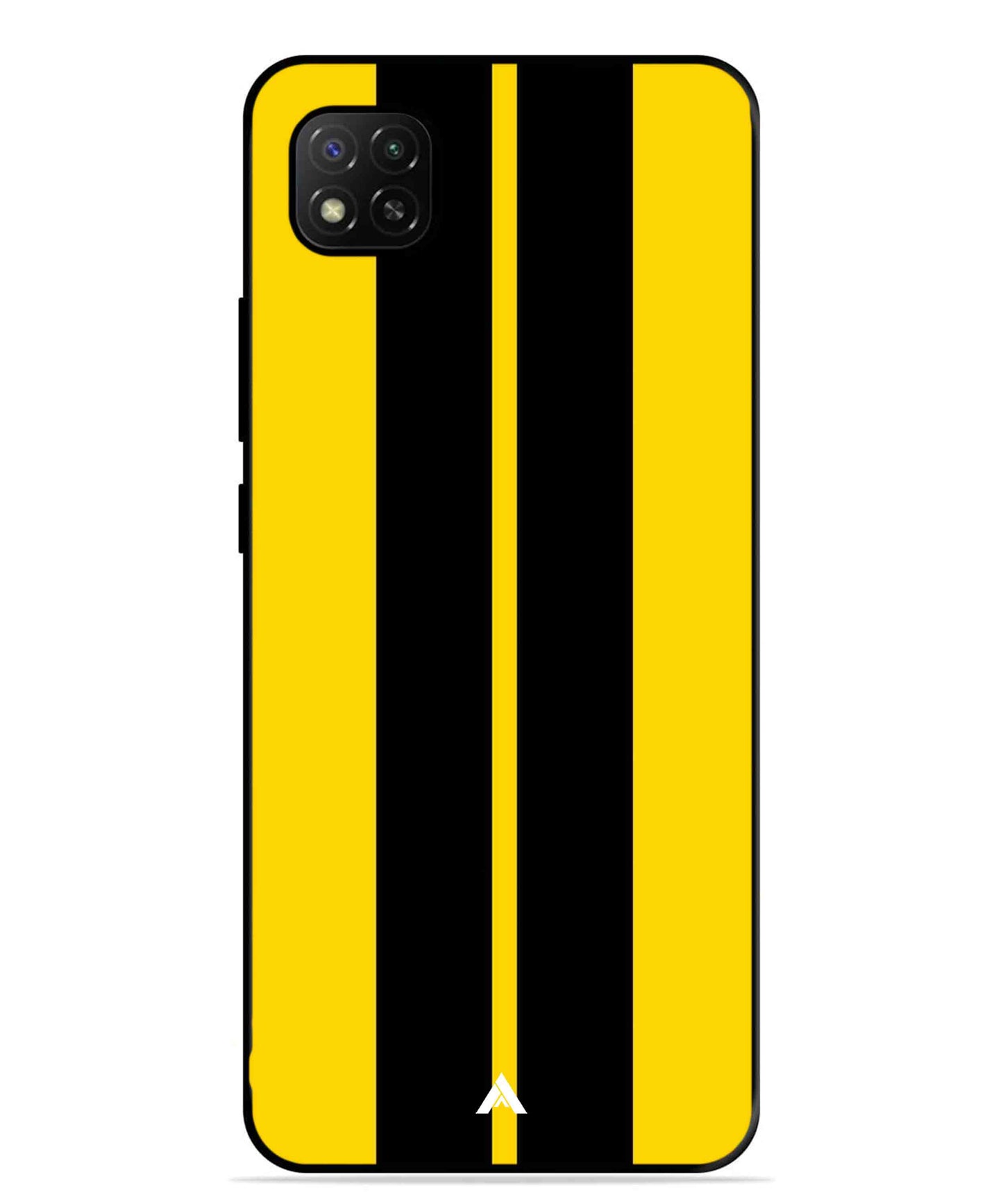 Stripe Pattern 4 Metal Back Cover Phone Case for Poco C31