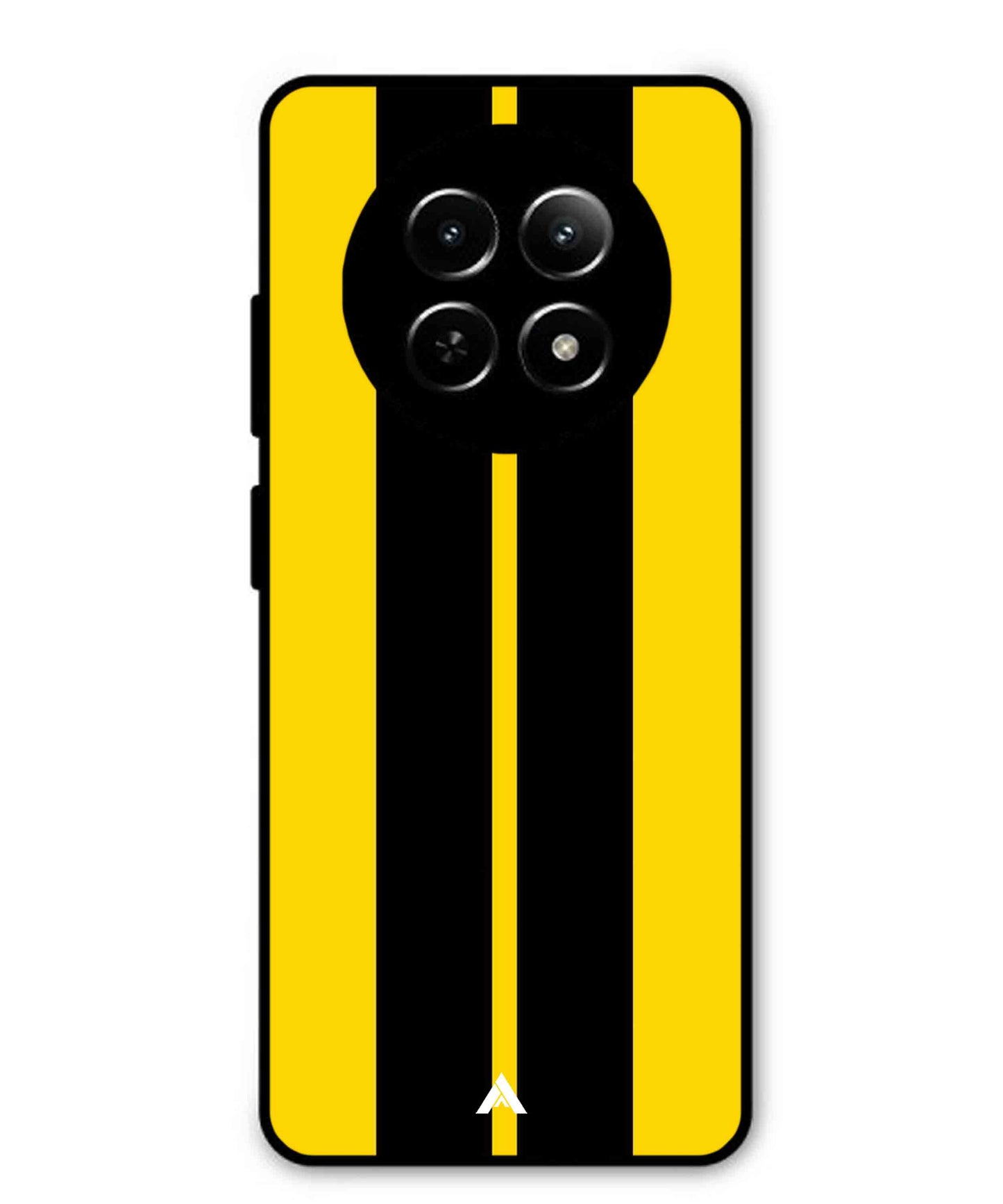 Stripe Pattern 4 Metal Back Cover Phone Case for Realme Narzo N65