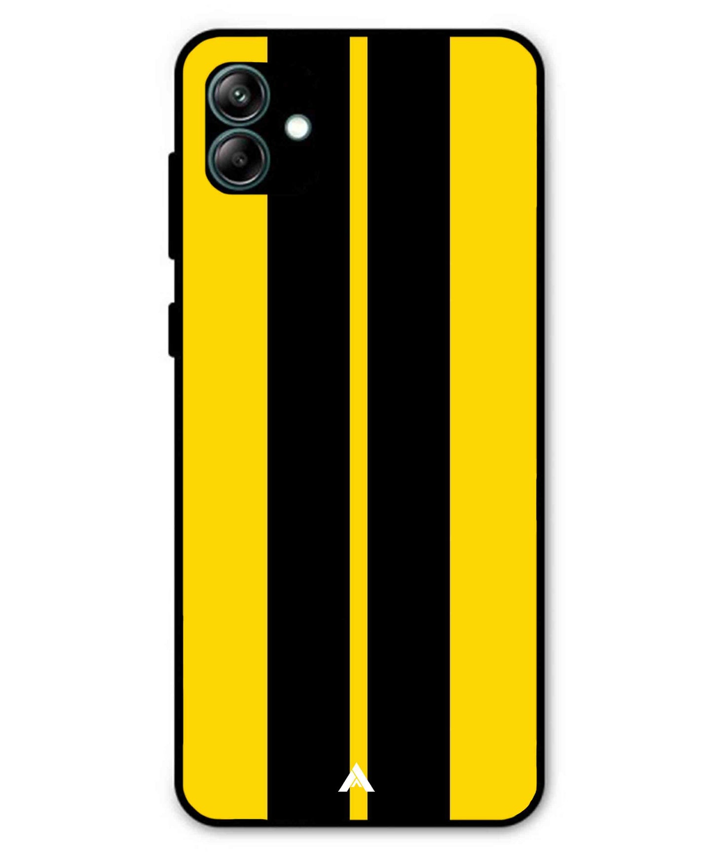 Stripe Pattern 4 Metal Back Cover Phone Case for Samsung Galaxy A04