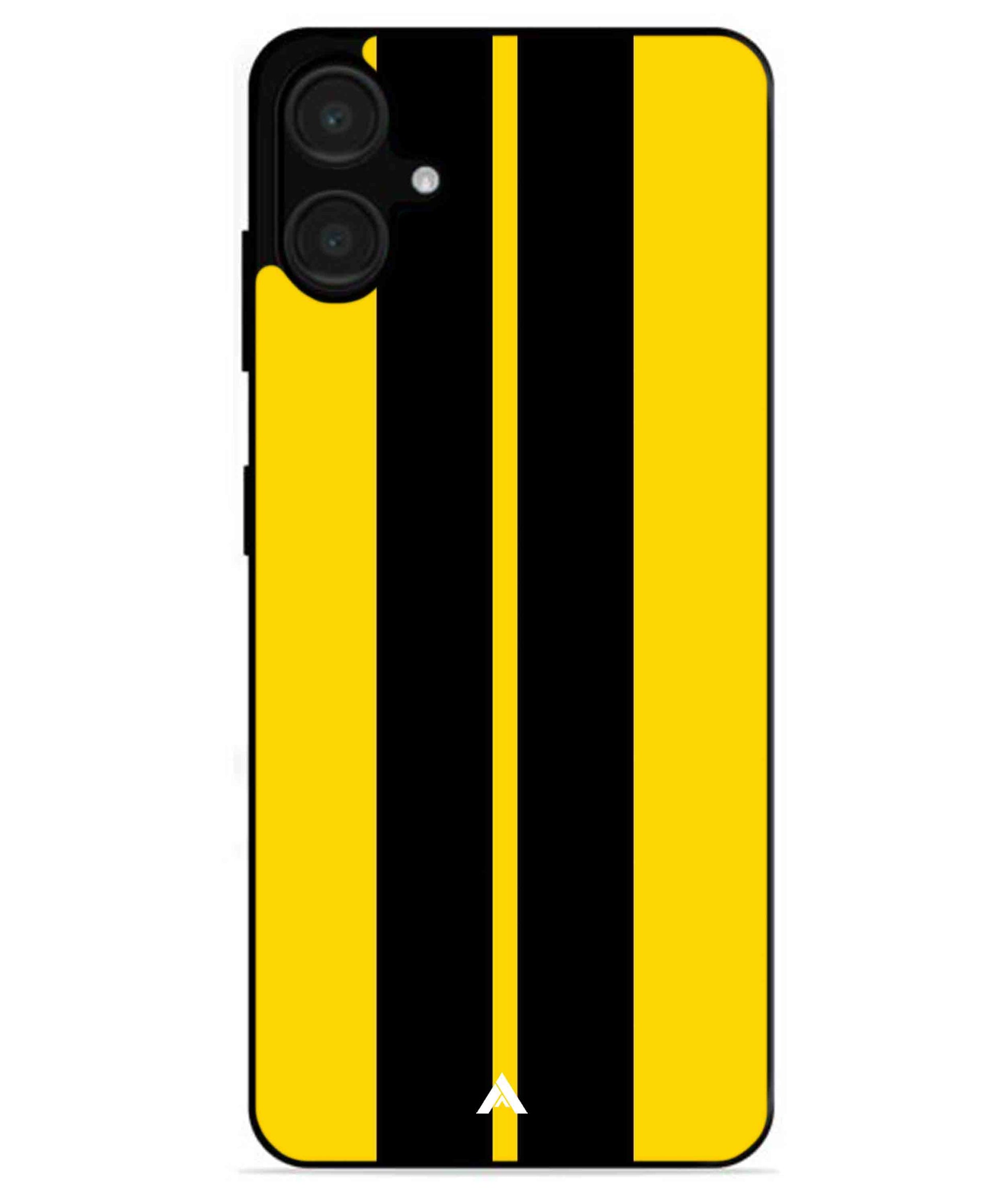 Stripe Pattern 4 Metal Back Cover Phone Case for Samsung Galaxy A06