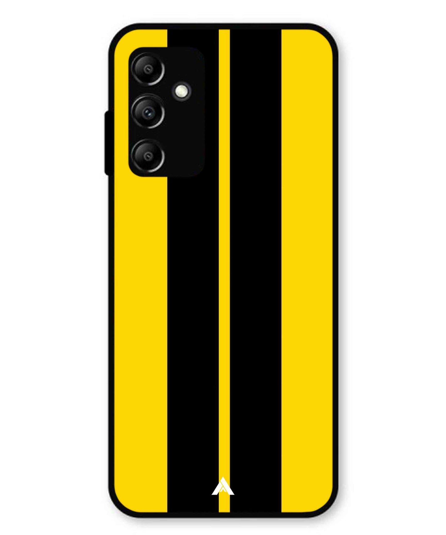 Stripe Pattern 4 Metal Back Cover Phone Case for Samsung Galaxy A14 5G