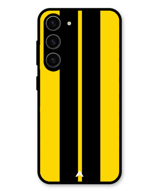Stripe Pattern 4 Metal Back Cover Phone Case for Samsung Galaxy A36