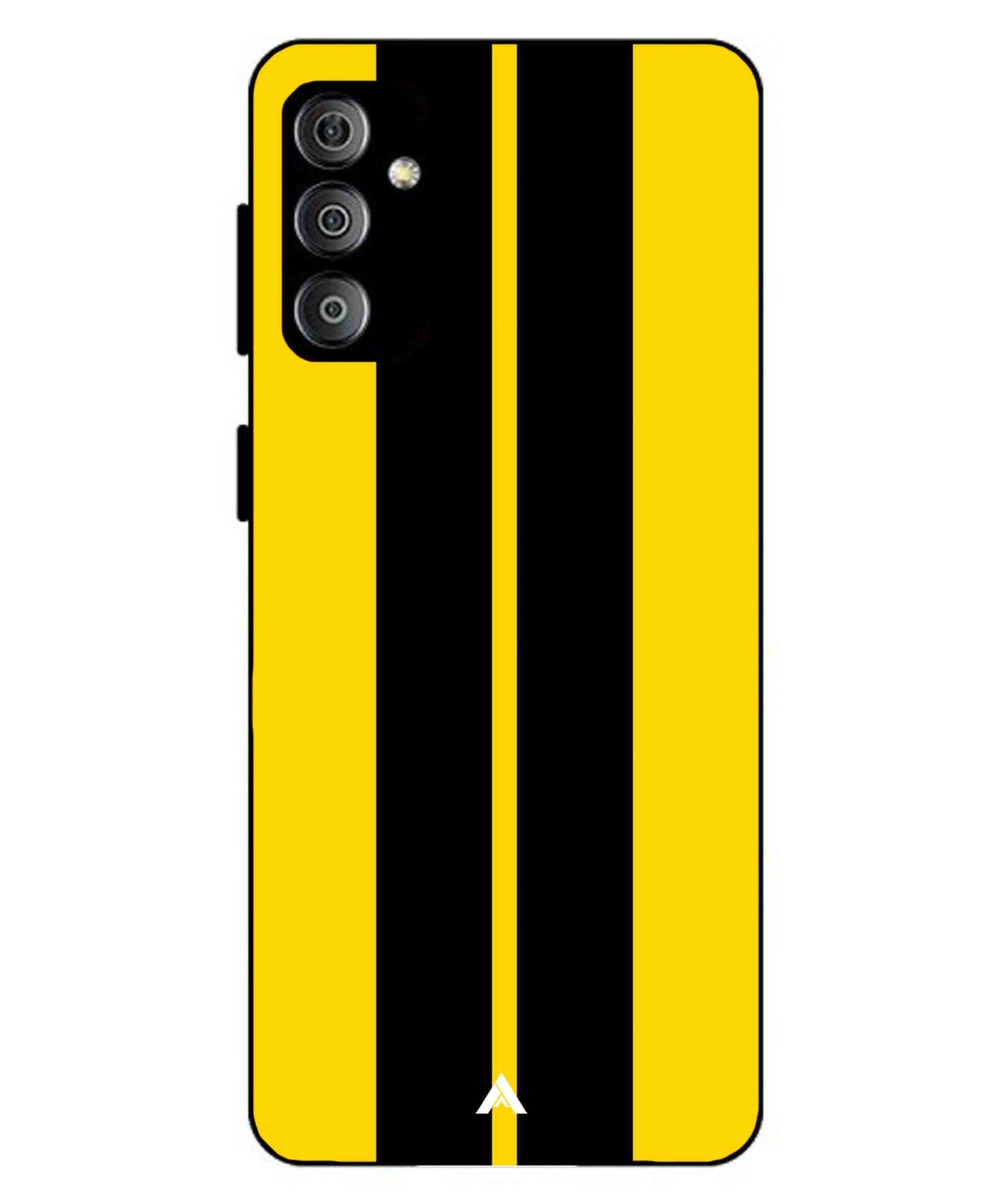 Stripe Pattern 4 Metal Back Cover Phone Case for Samsung Galaxy F23