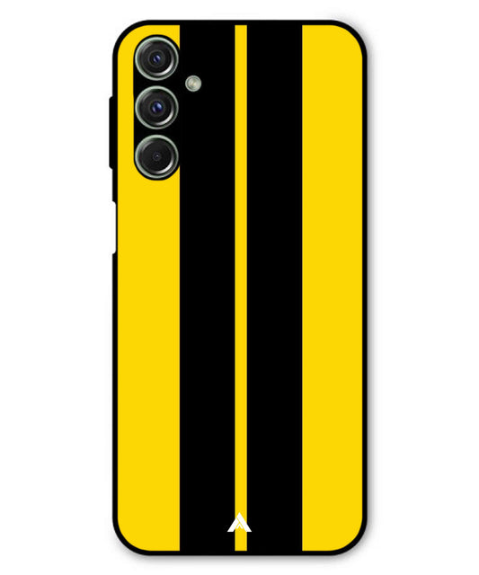 Stripe Pattern 4 Metal Back Cover Phone Case for Samsung Galaxy F54