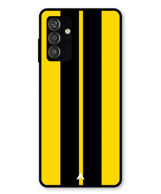 Stripe Pattern 4 Metal Back Cover Phone Case for Samsung Galaxy M14