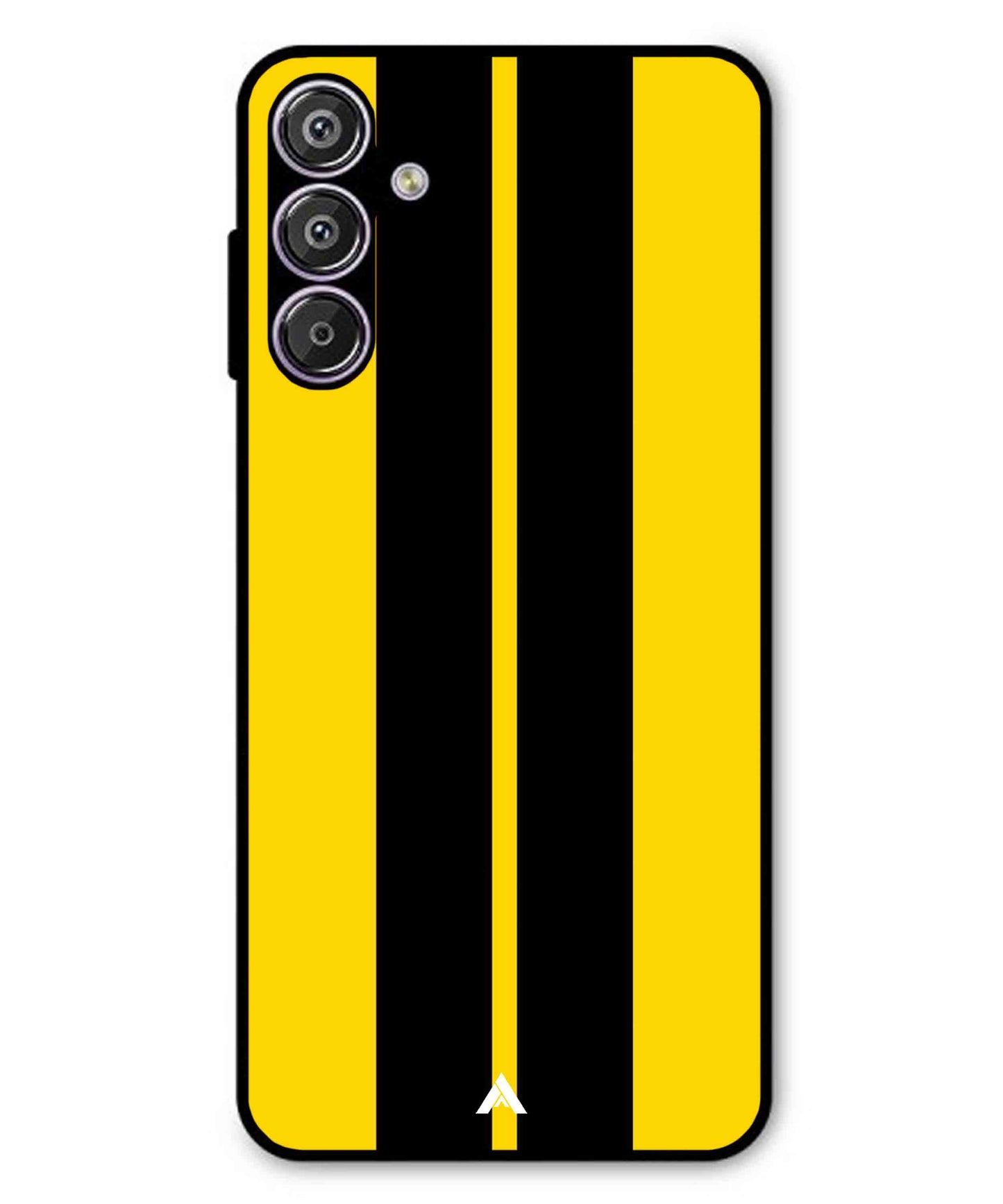 Stripe Pattern 4 Metal Back Cover Phone Case for Samsung Galaxy M16