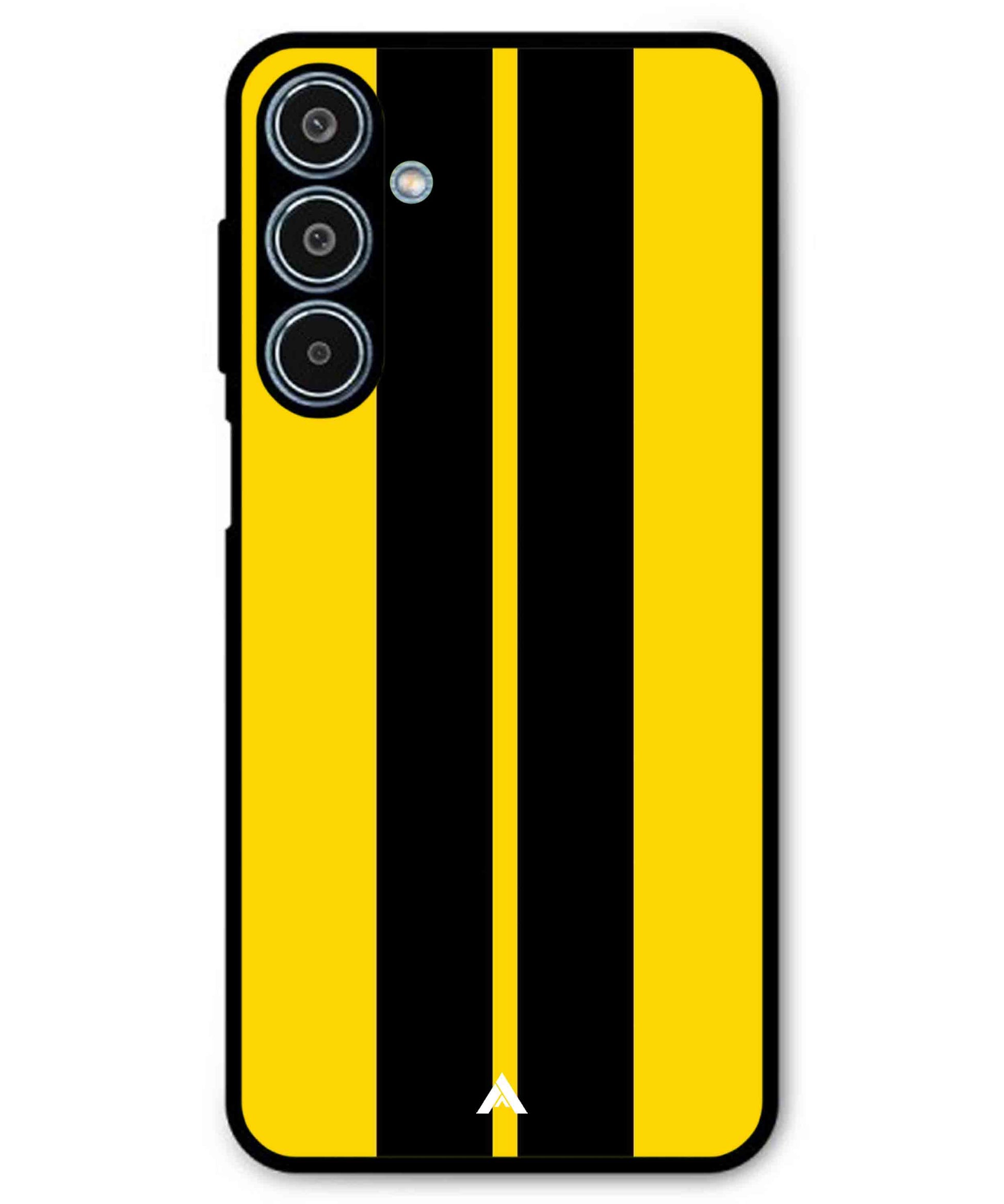 Stripe Pattern 4 Metal Back Cover Phone Case for Samsung Galaxy M35