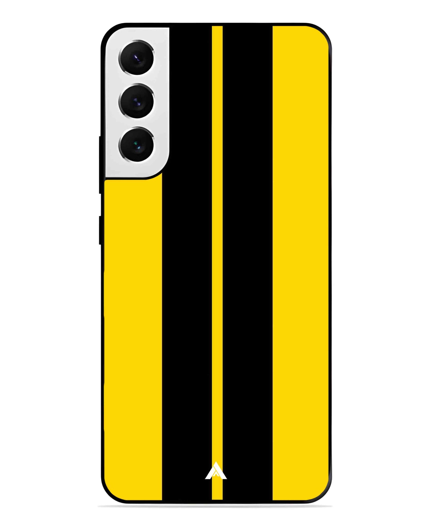 Stripe Pattern 4 Metal Back Cover Phone Case for Samsung Galaxy S21