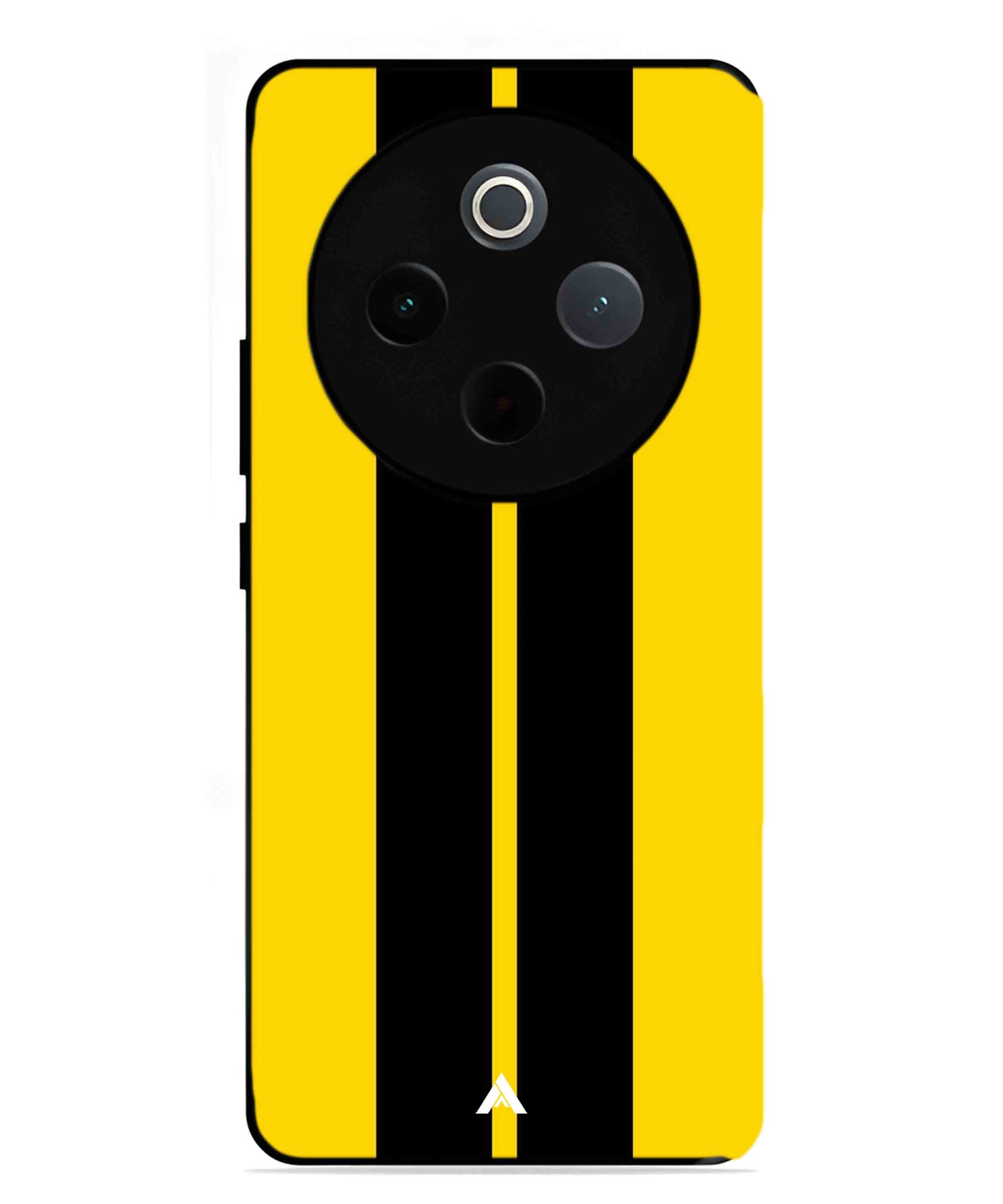 Stripe Pattern 4 Metal Back Cover Phone Case for Vivo T4
