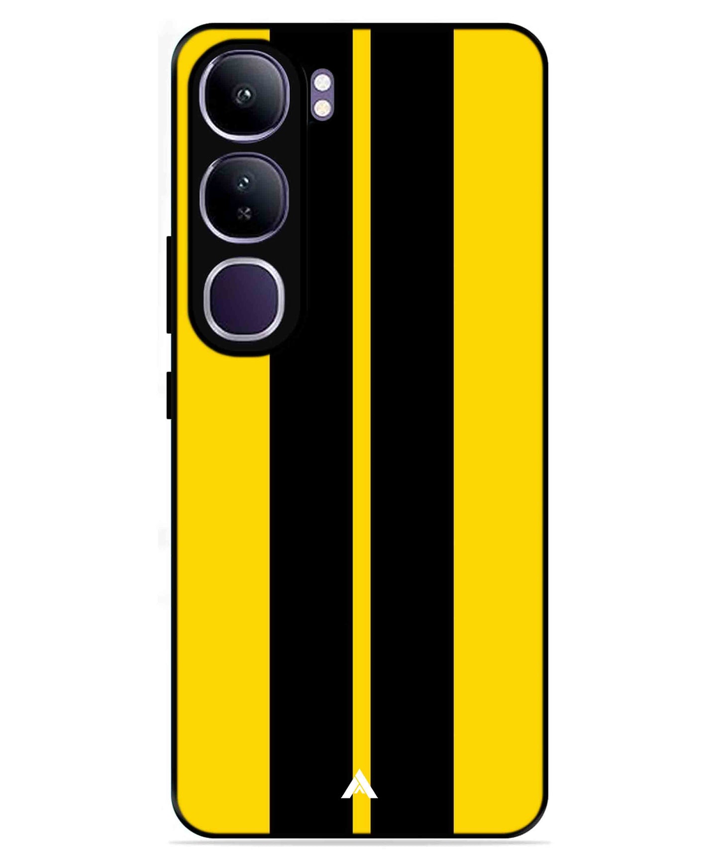 Stripe Pattern 4 Metal Back Cover Phone Case for Vivo v40 Lite