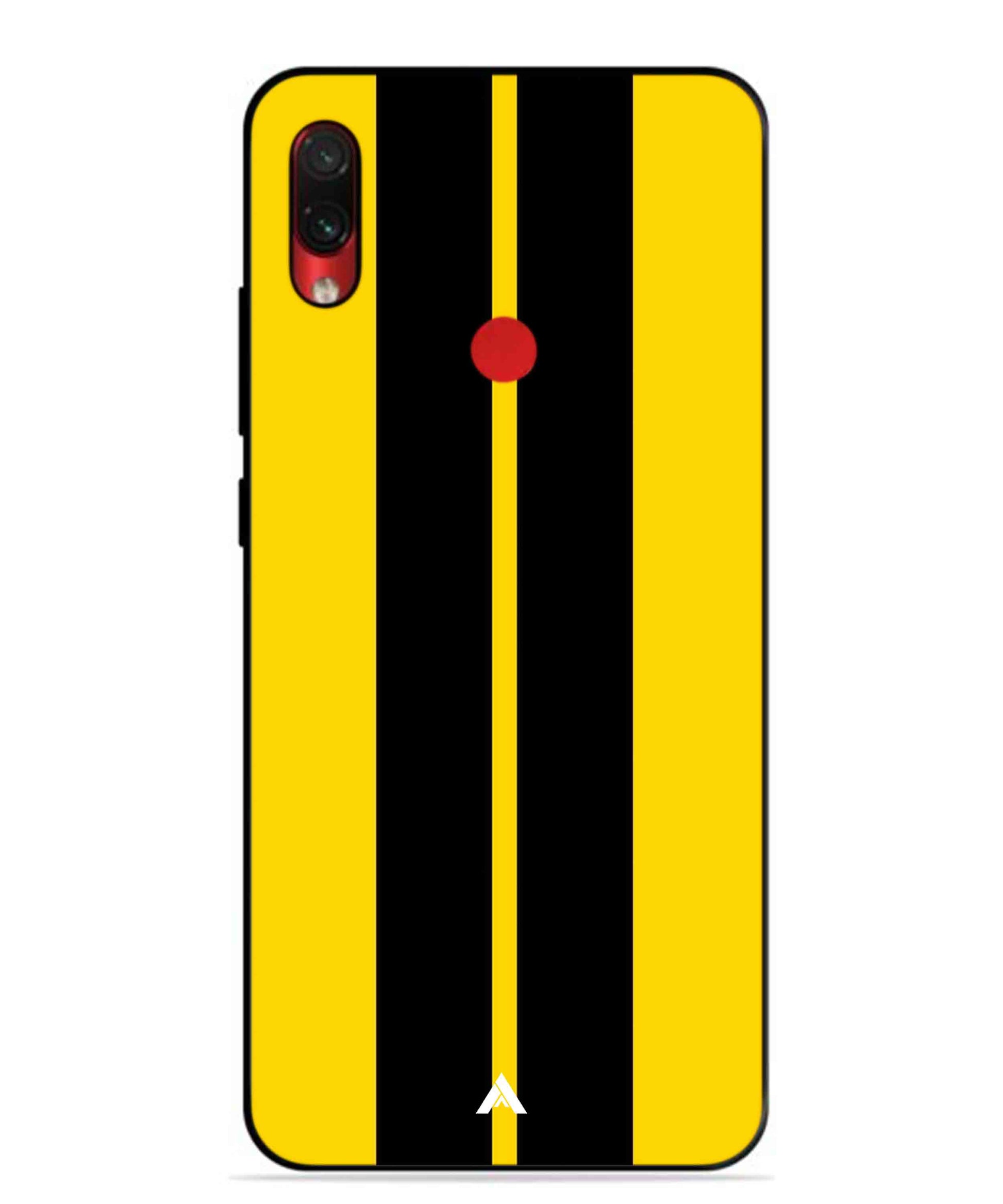 Stripe Pattern 4 Metal Back Cover Phone Case for Xiaomi Redmi Note 7