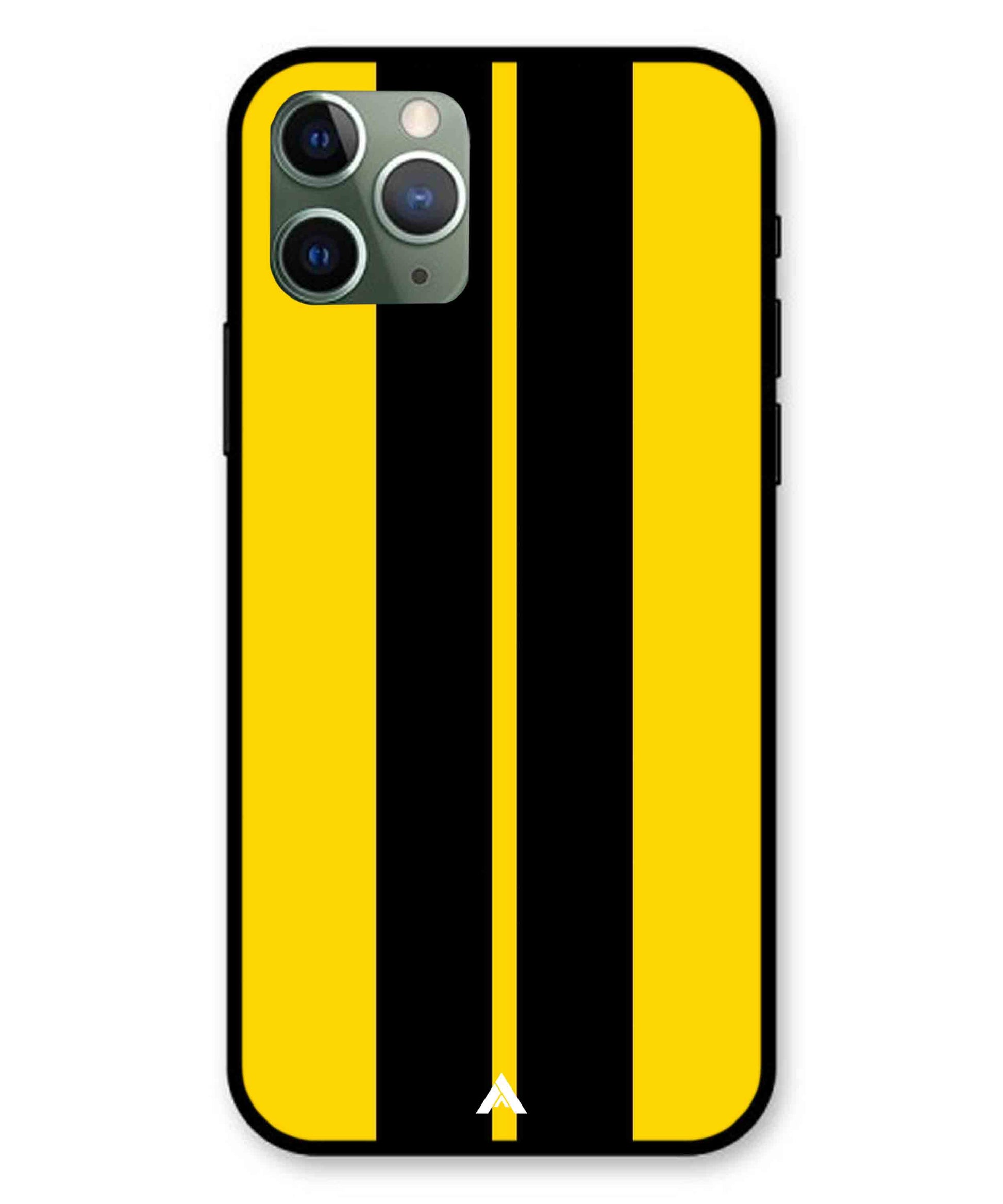 Stripe Pattern 4 Metal Back Cover Phone Case for iPhone 11 Pro