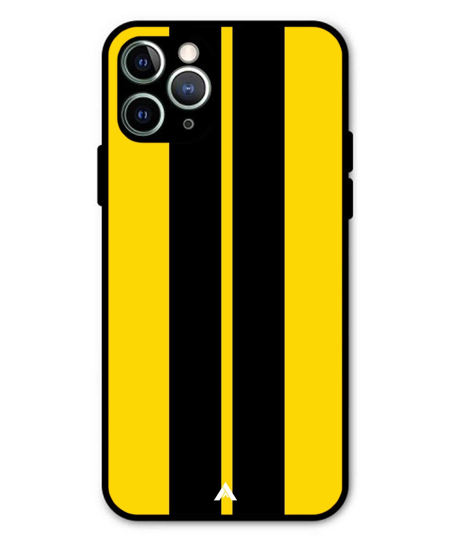 Stripe Pattern 4 Metal Back Cover Phone Case for iPhone 11 Pro Max