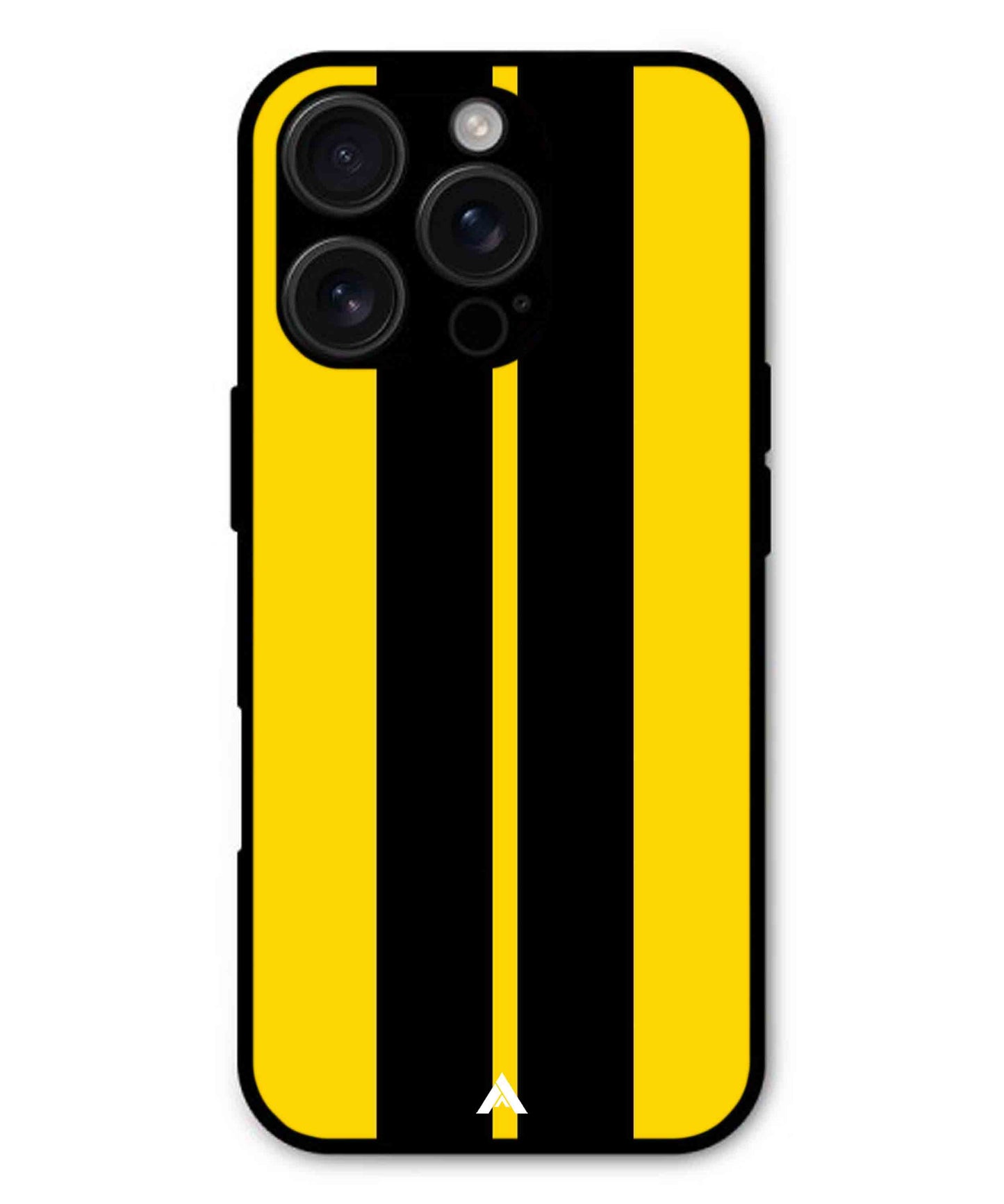 Stripe Pattern 4 Metal Back Cover Phone Case for iPhone 13 Pro