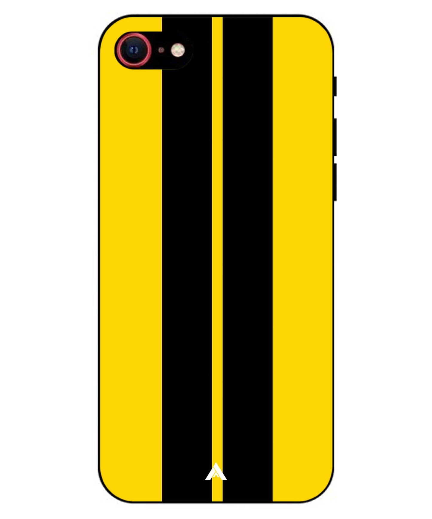 Stripe Pattern 4 Metal Back Cover Phone Case for iPhone 8