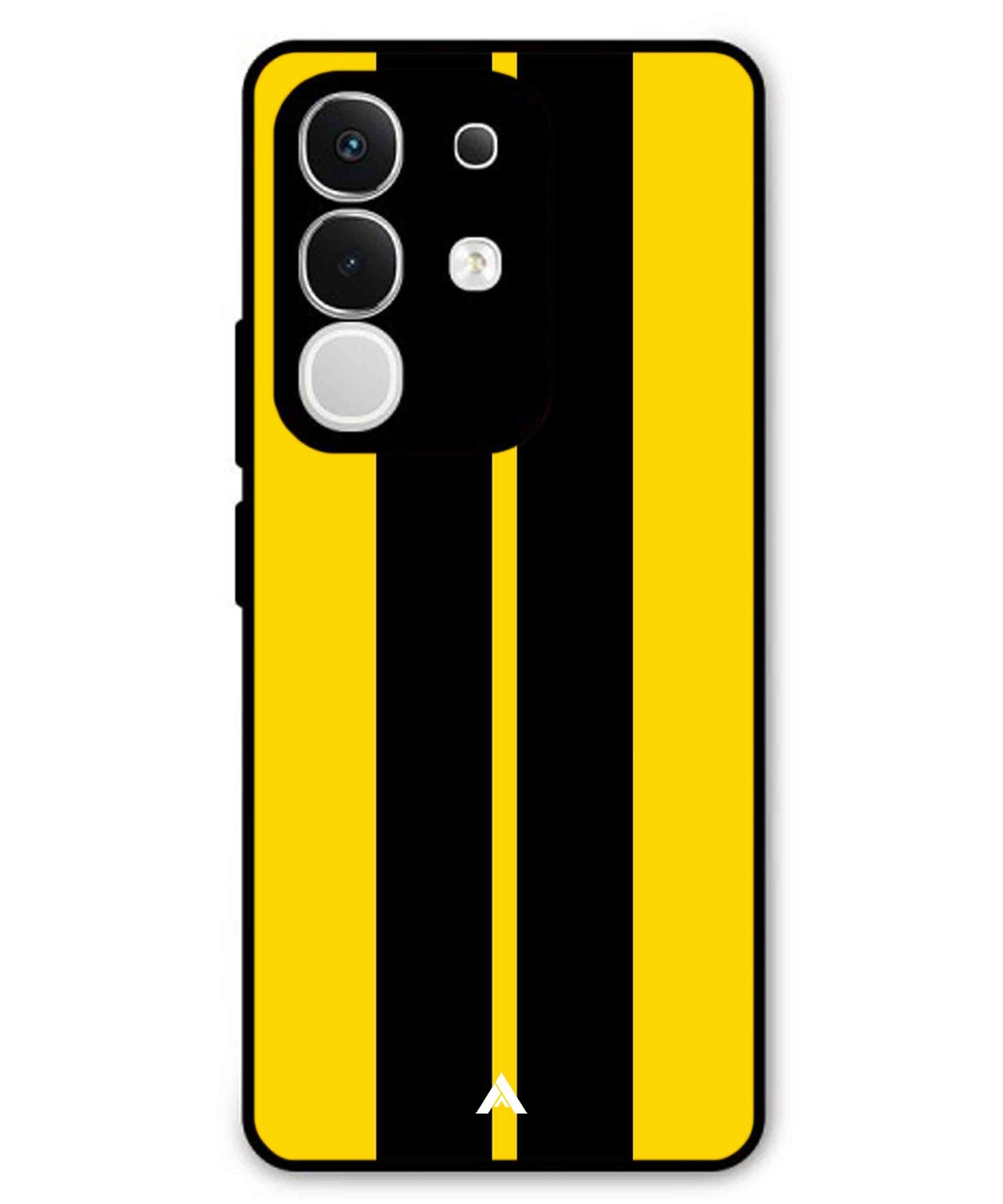 Stripe Pattern 4 Metal Back Cover Phone Case for iQOO Z10x