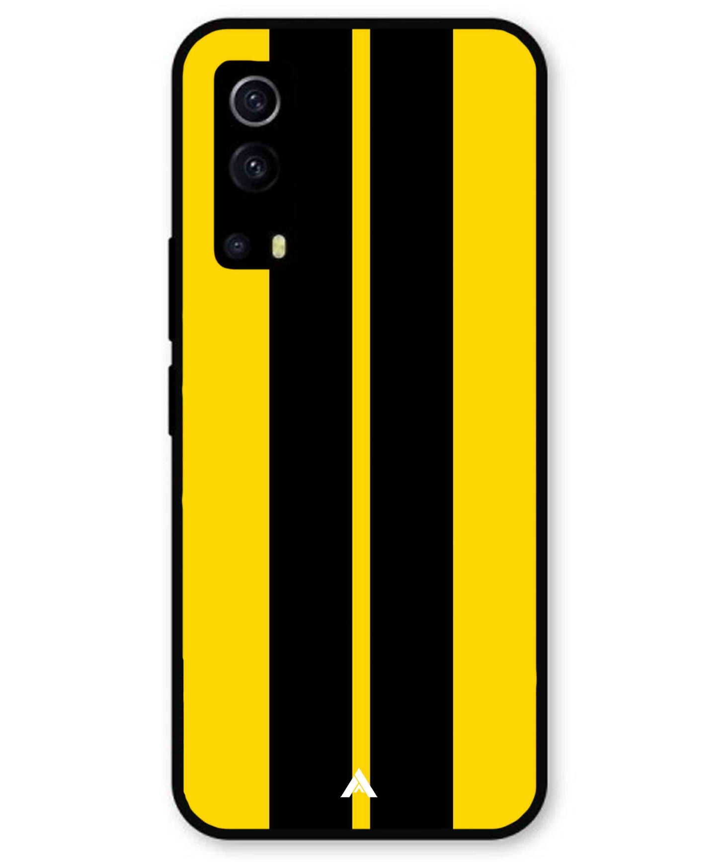 Stripe Pattern 4 Metal Back Cover Phone Case for iQOO Z3