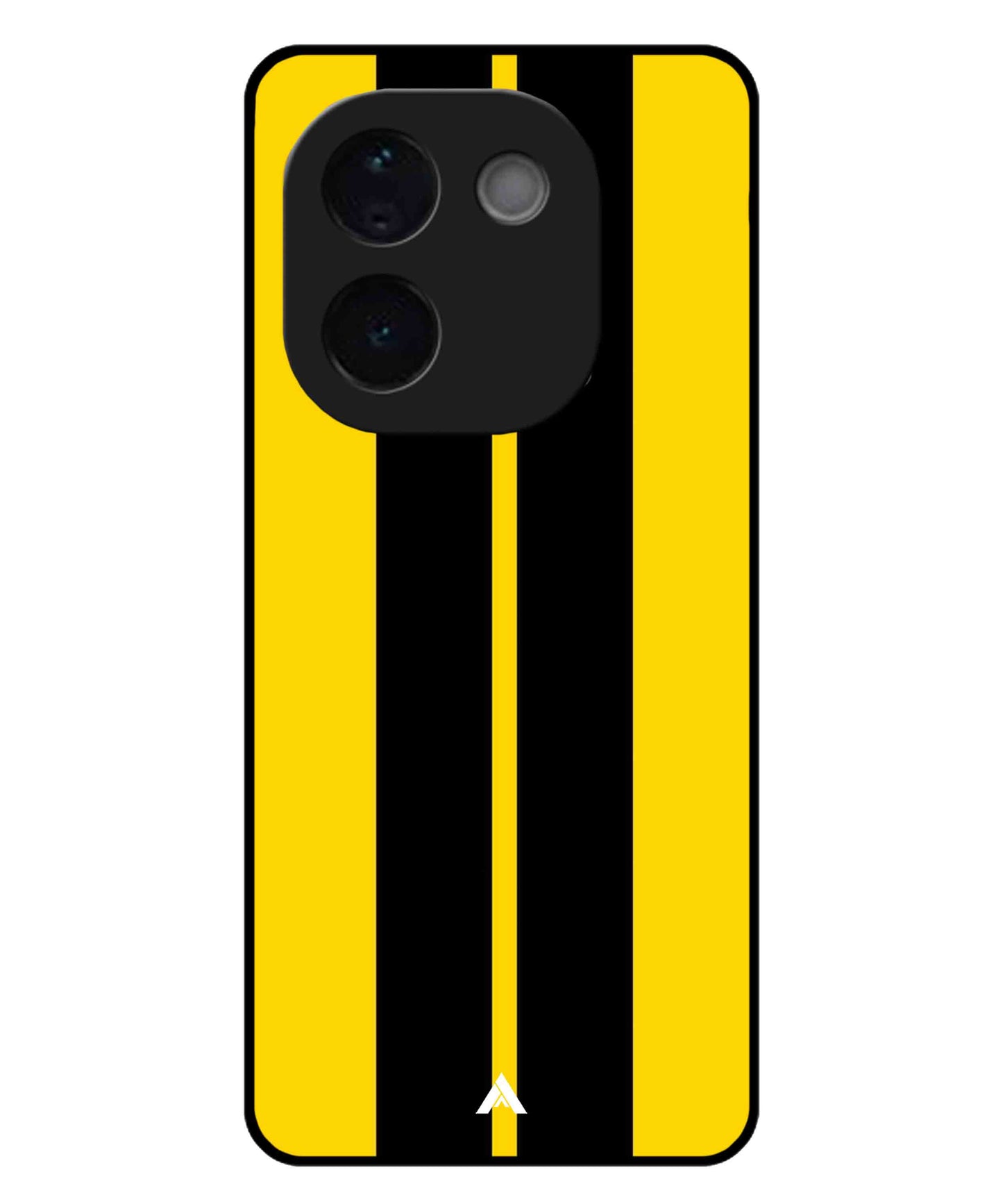 Stripe Pattern 4 Metal Back Cover Phone Case for iQOO Z9s Pro