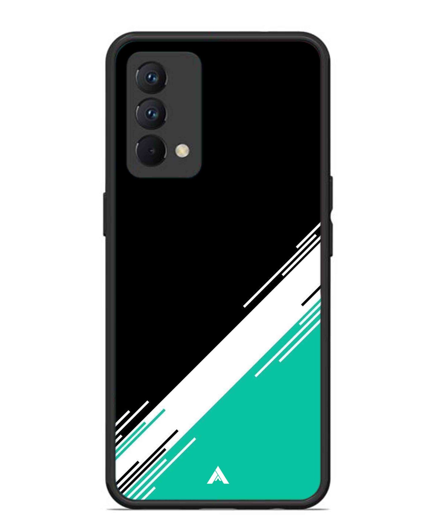 Stripe Pattern 5 Metal Back Cover Phone Case for Realme GT Master Edition
