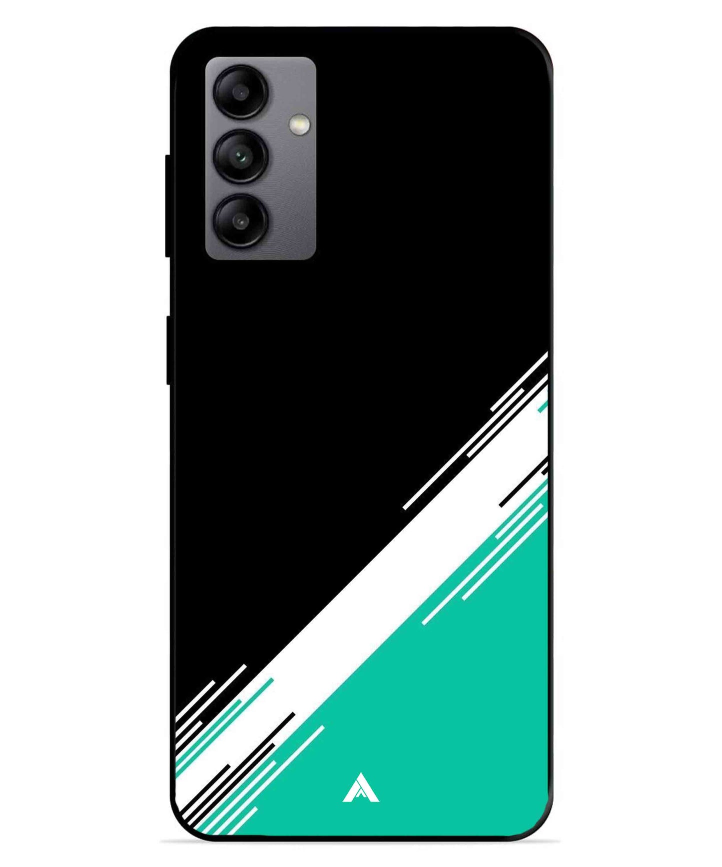 Stripe Pattern 5 Metal Back Cover Phone Case for Samsung Galaxy A04s