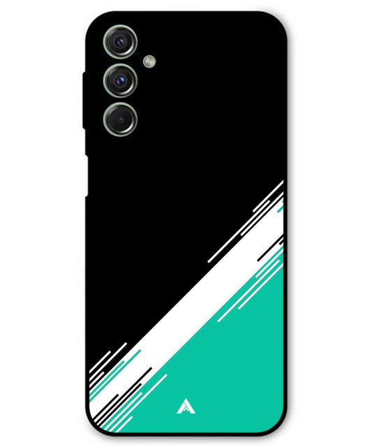 Stripe Pattern 5 Metal Back Cover Phone Case for Samsung Galaxy M34