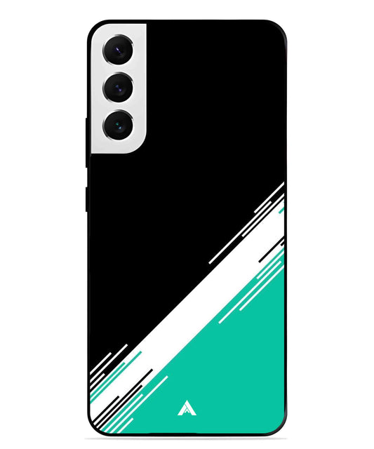 Stripe Pattern 5 Metal Back Cover Phone Case for Samsung Galaxy S21 Fe