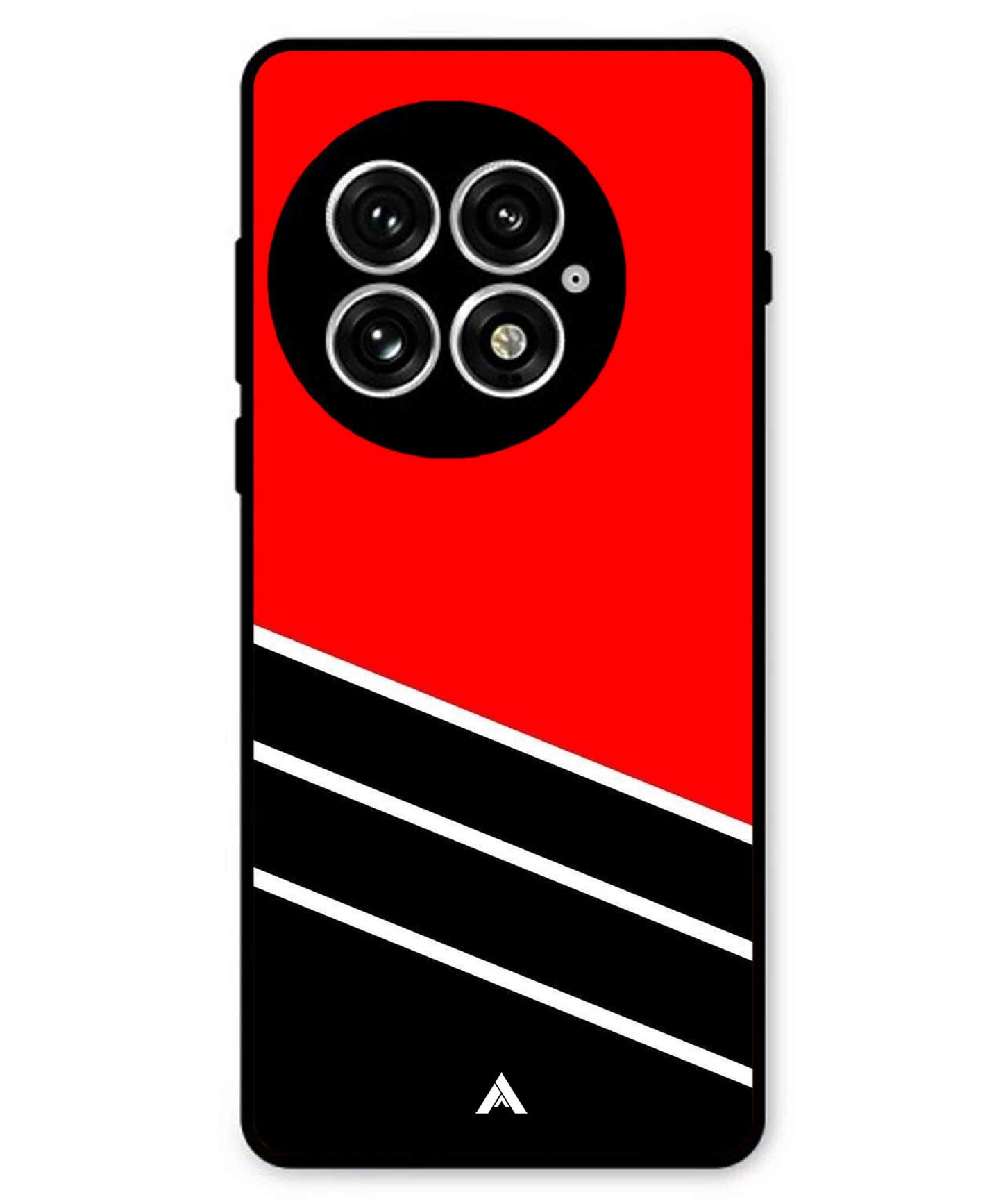 Stripe Pattern 7 Metal Back Cover Phone Case for Oneplus 13