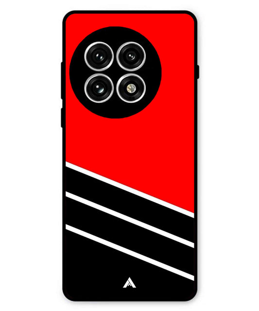 Stripe Pattern 7 Metal Back Cover Phone Case for Oneplus 13R
