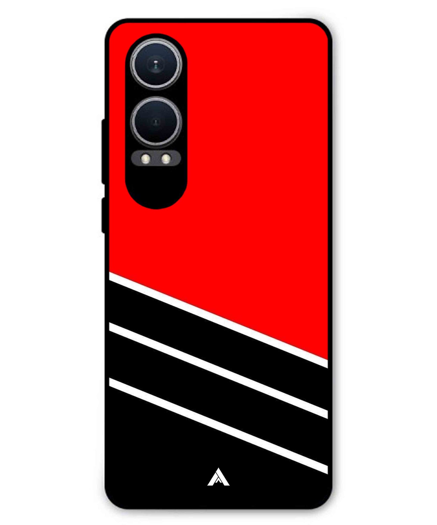 Stripe Pattern 7 Metal Back Cover Phone Case for Oneplus Nord CE 4 Lite