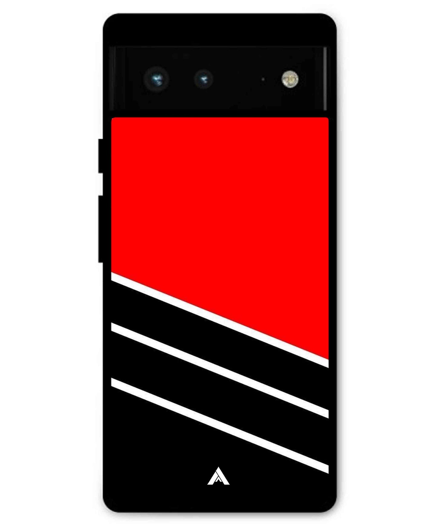 Stripe Pattern 7 Metal Back Cover Phone Case for Pixel 7 Pro