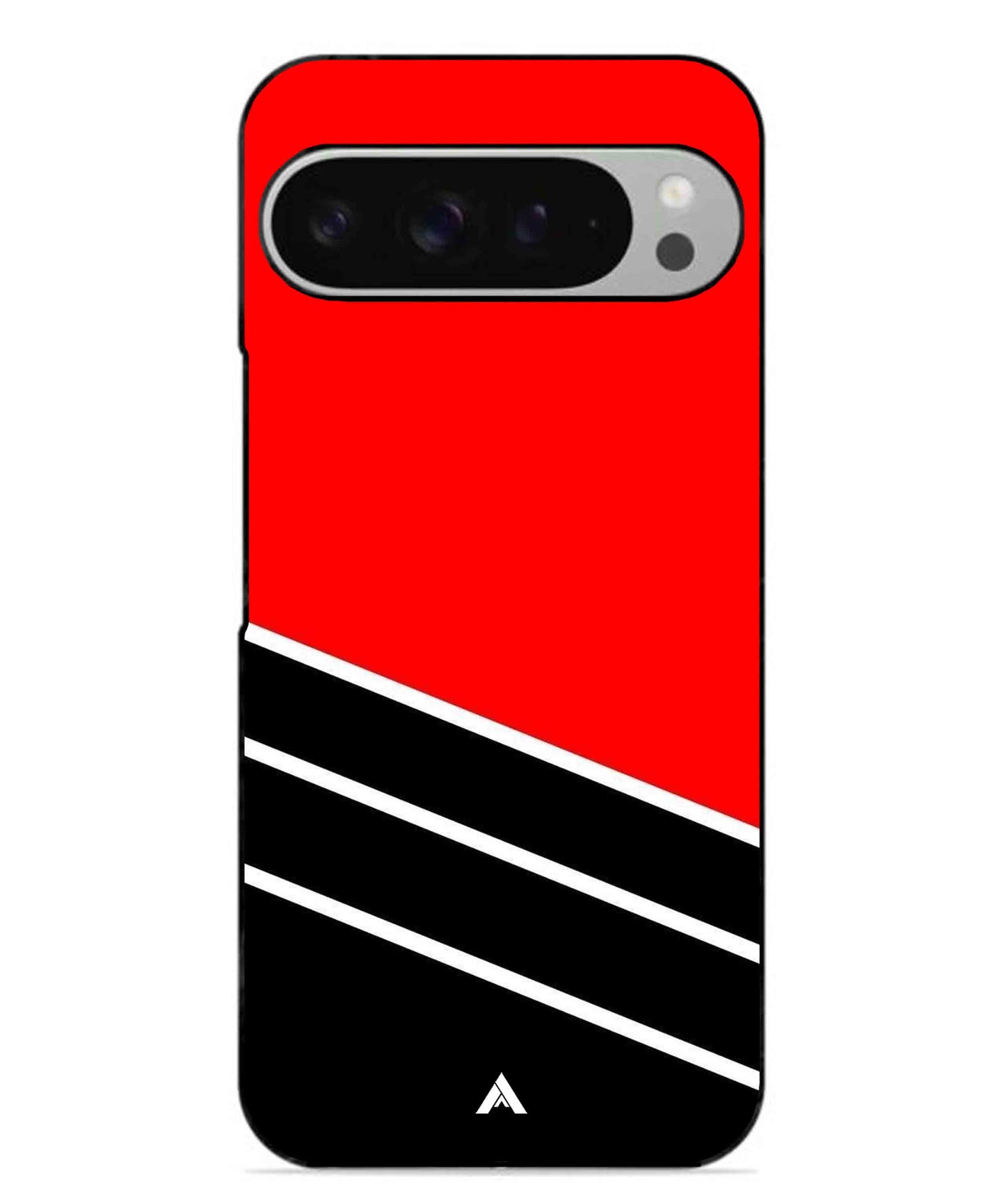 Stripe Pattern 7 Metal Back Cover Phone Case for Pixel 9 Pro