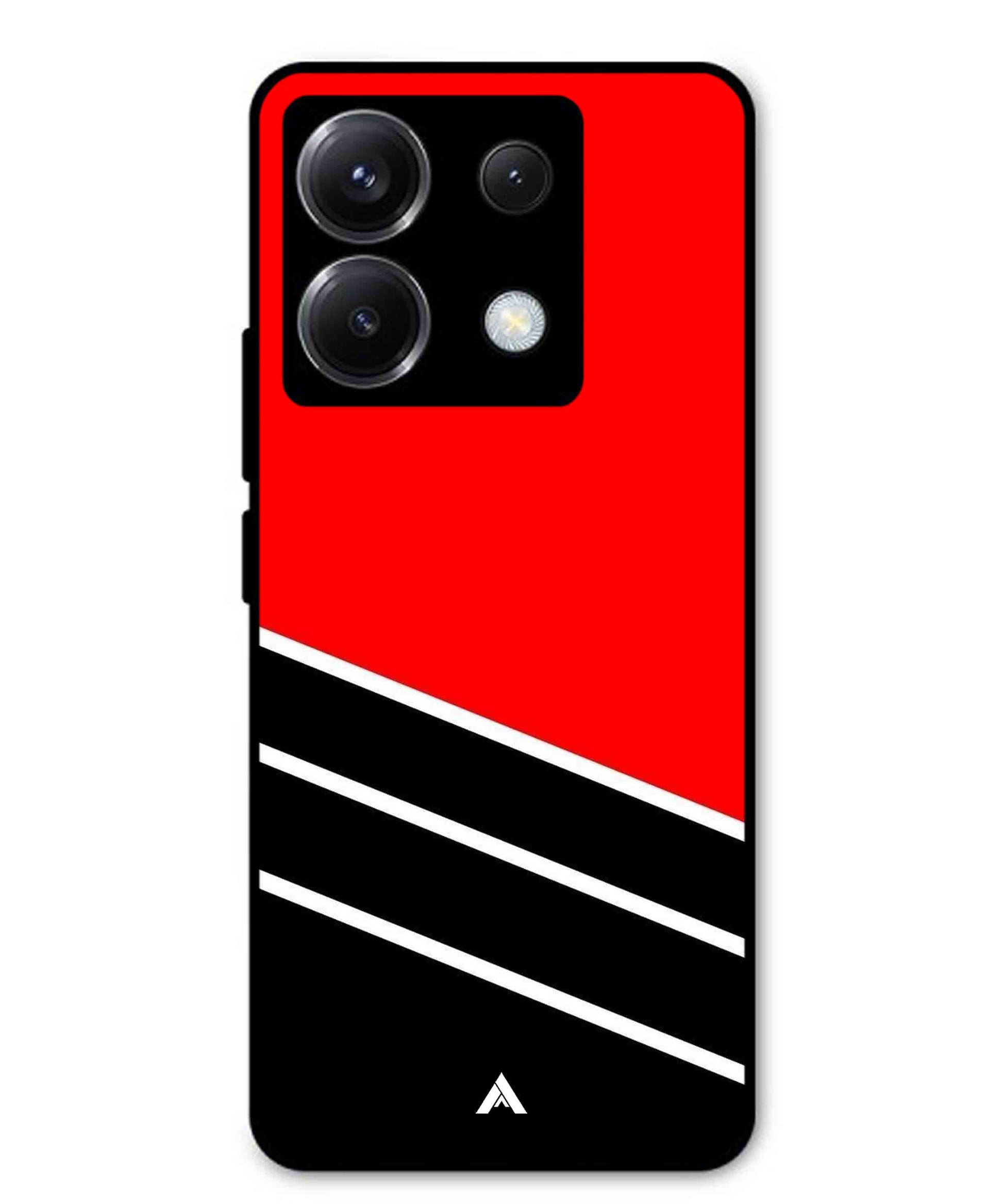 Stripe Pattern 7 Metal Back Cover Phone Case for Poco X6 26645f7c-57b3-4518-a286-6a8eda82f449