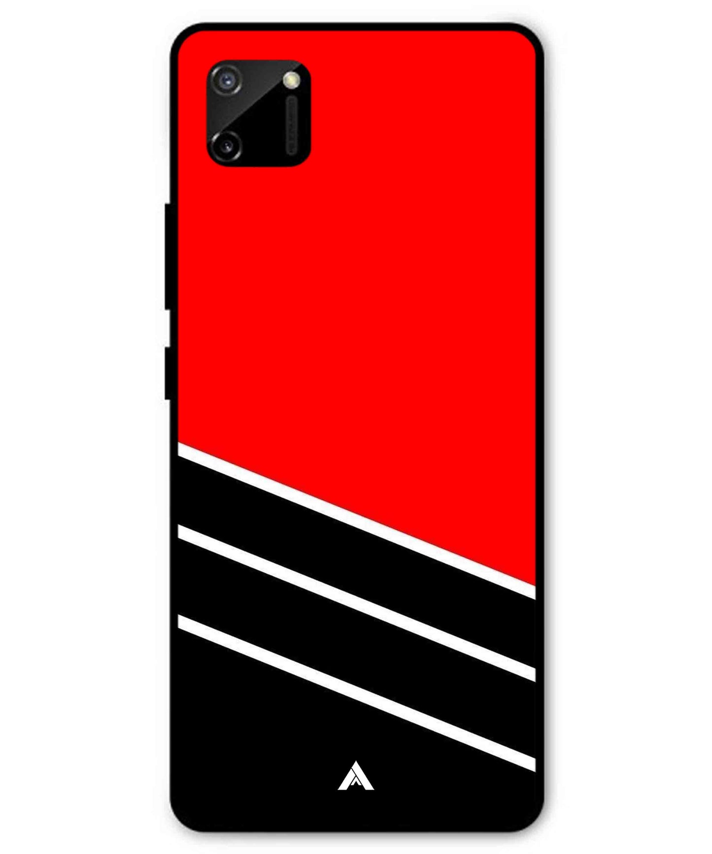 Stripe Pattern 7 Metal Back Cover Phone Case for Realme C11