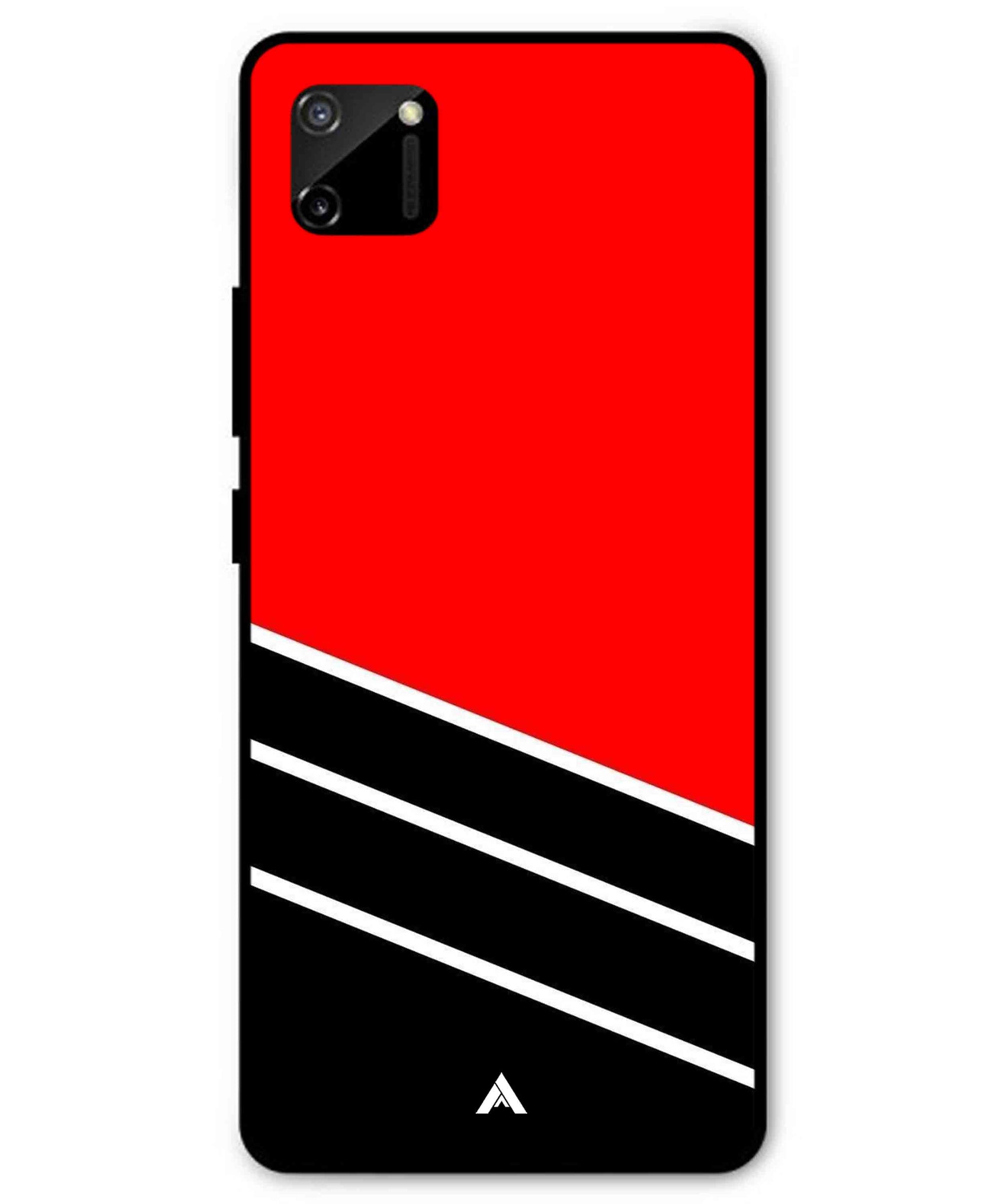 Stripe Pattern 7 Metal Back Cover Phone Case for Realme C11