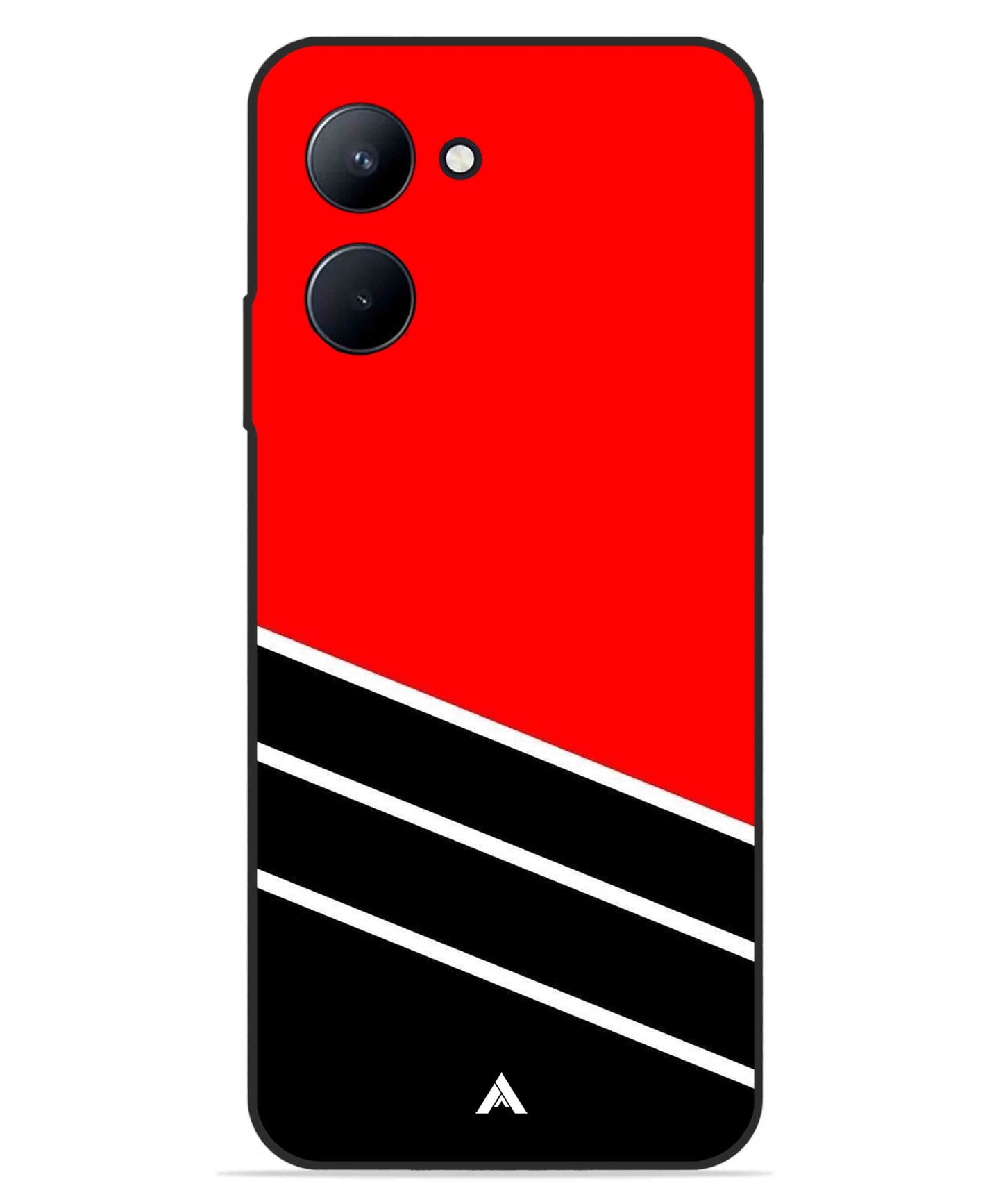 Stripe Pattern 7 Metal Back Cover Phone Case for Realme C33