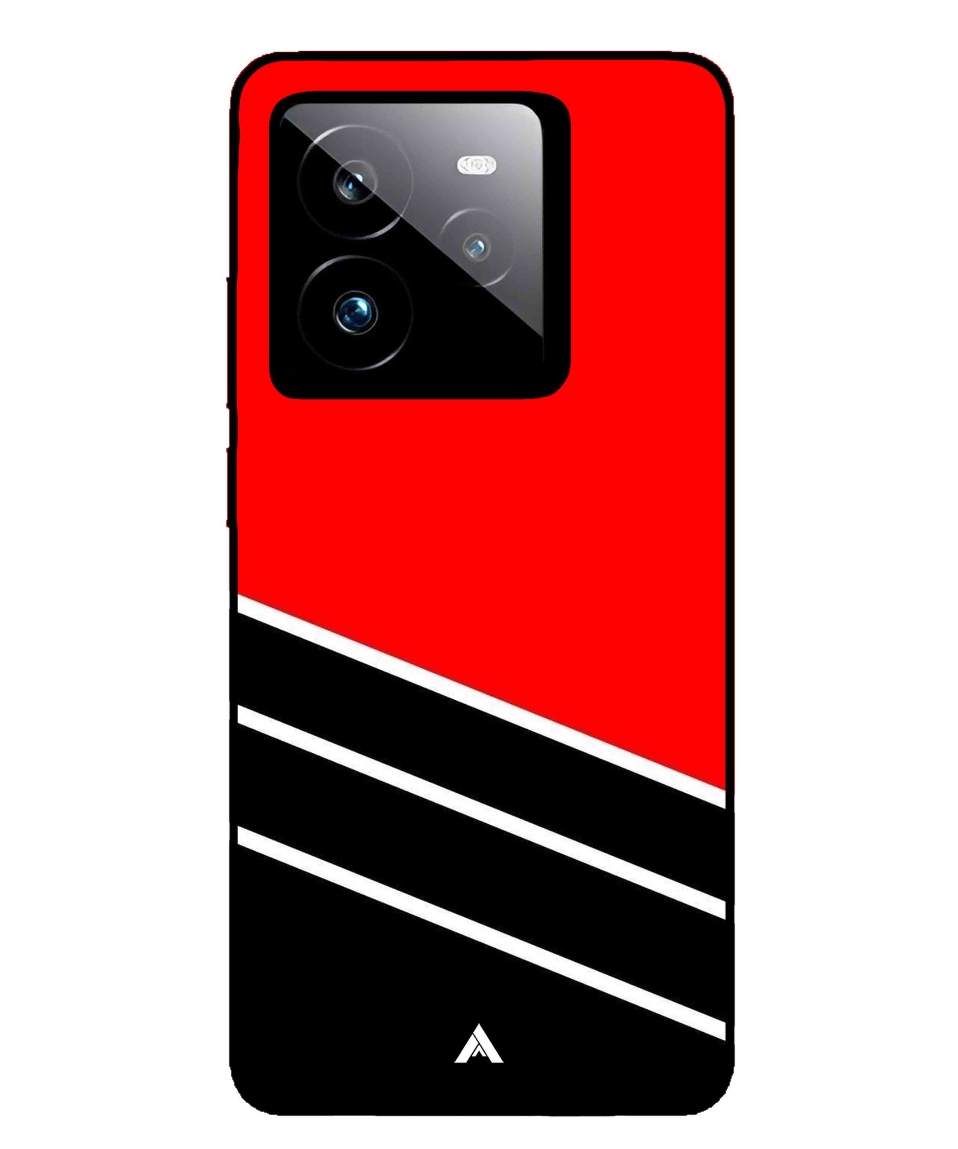 Stripe Pattern 7 Metal Back Cover Phone Case for Realme GT 7 Pro