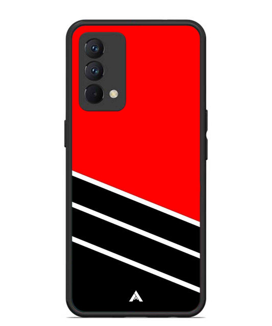Stripe Pattern 7 Metal Back Cover Phone Case for Realme GT Master Edition